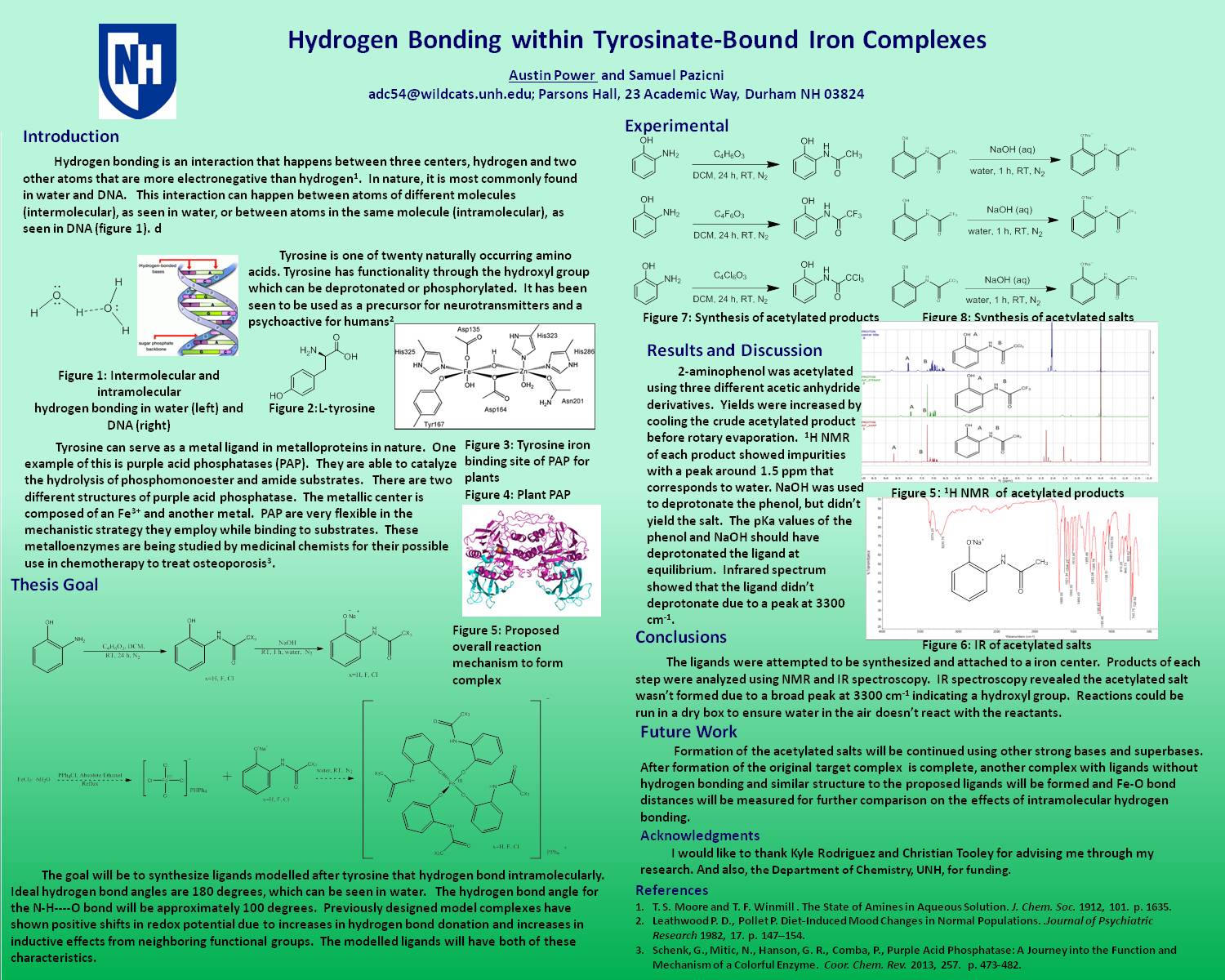Hydrogen Bonding Within Tyrosinate-Bound Iron Complexes by adc54