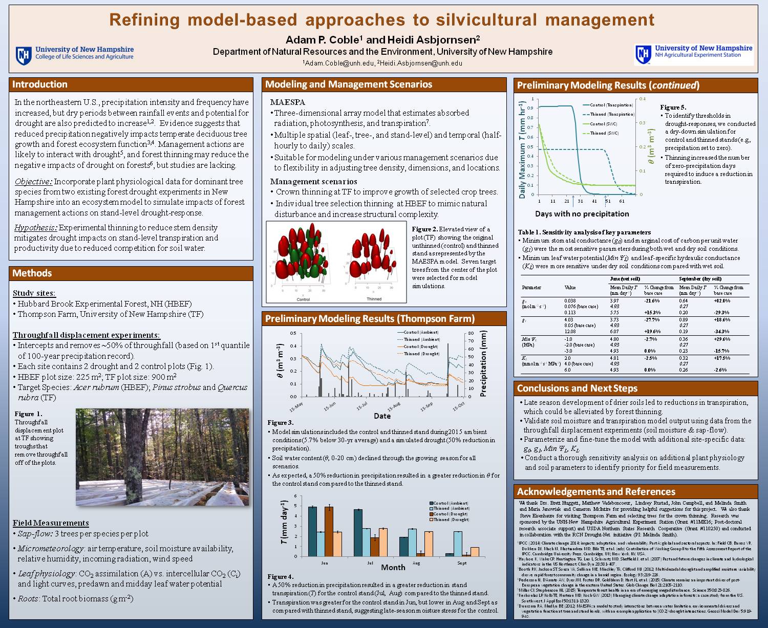 Refining Model-Based Approaches To Silvicultural Management by apc1016