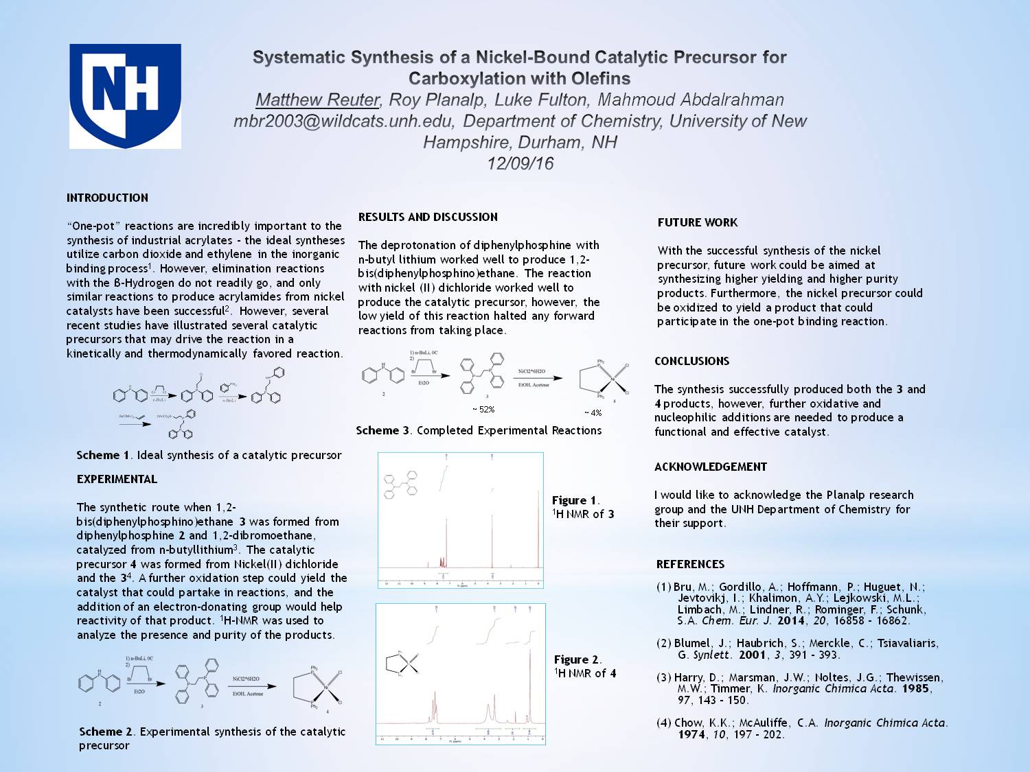 Systematic Synthesis Of A Nickel-Bound Catalytic Precursor For Carboxylation With Olefins by mbr2003