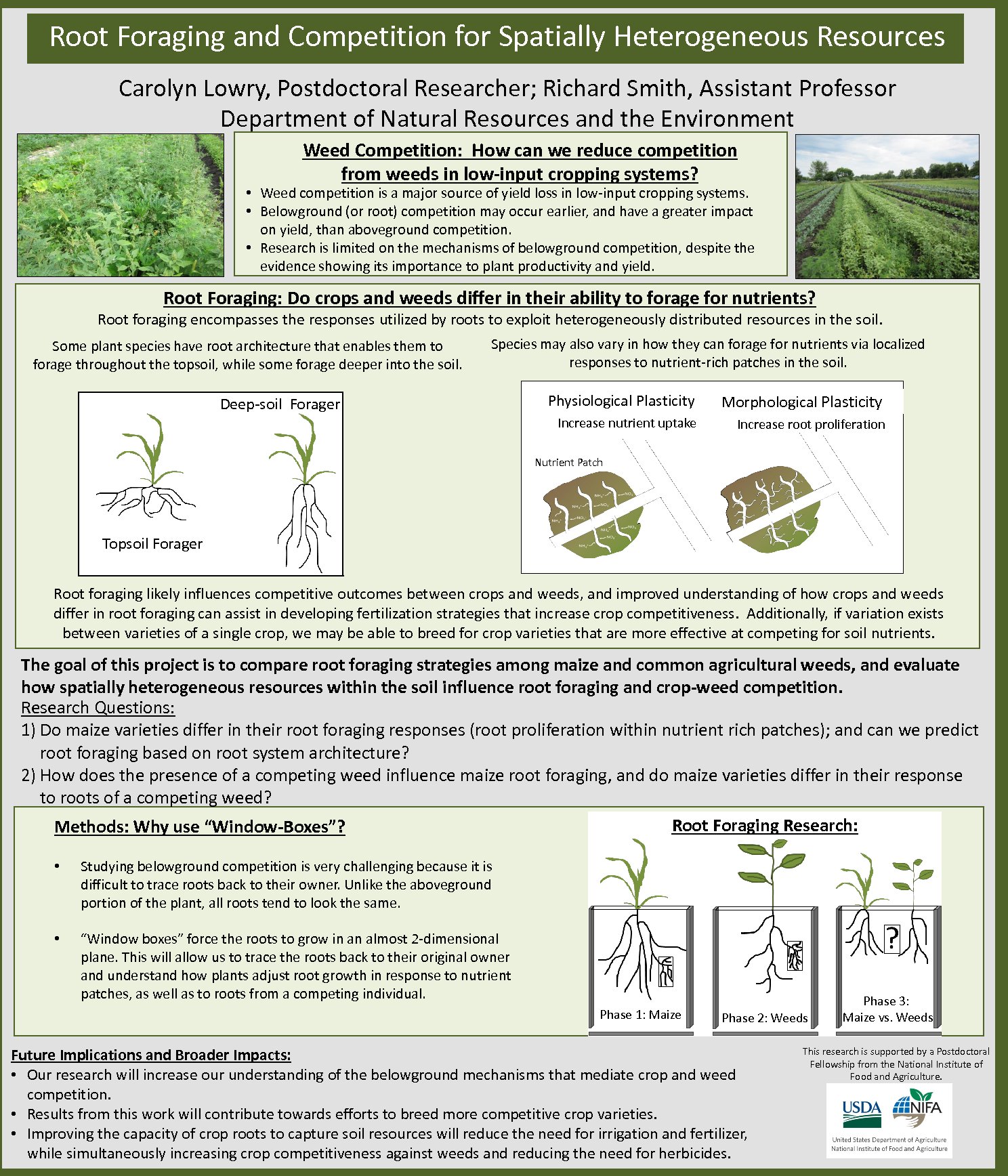 Root Foraging And Competition For Spatially Heterogeneous Resources by cl1107