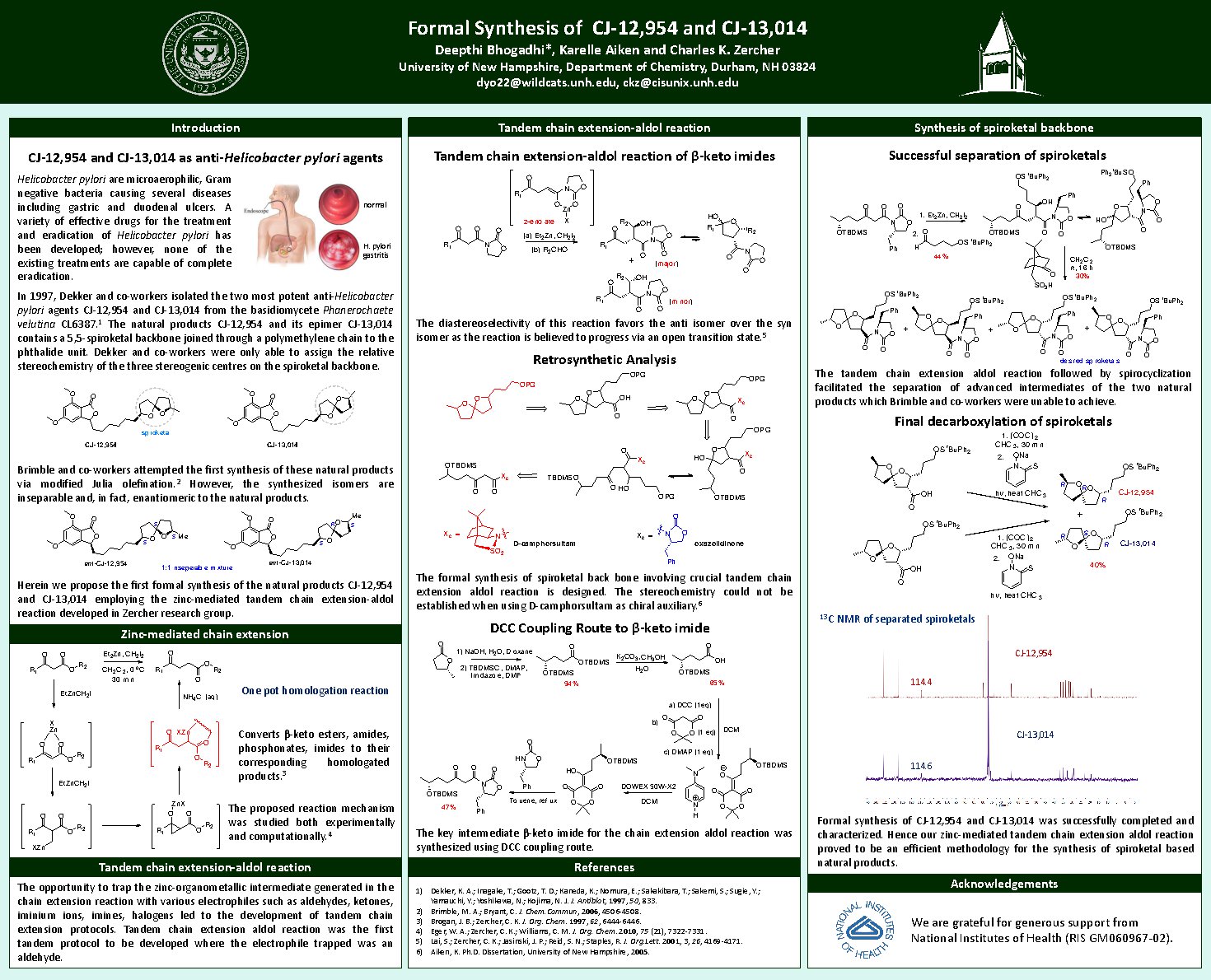 Formal Synthesis Of Cj-12,954 And Cj-13,014 by Deepthi