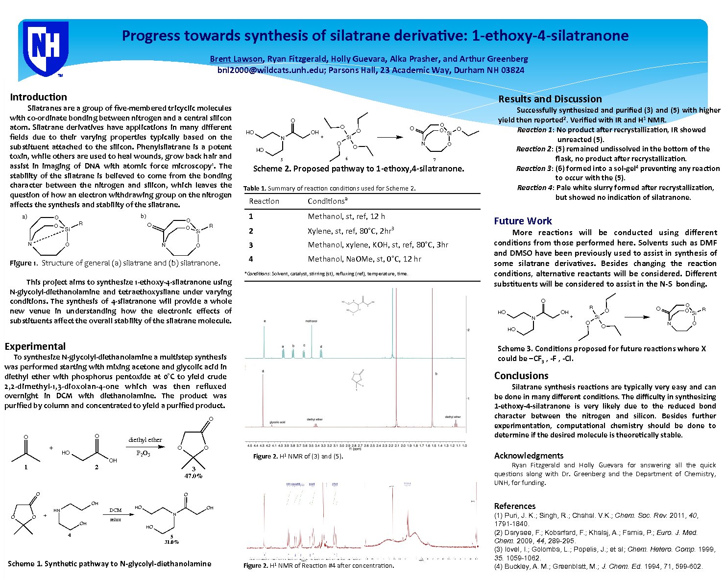 Progress Towards Synthesis Of Silatrane Derivative: 1-Ethoxy-4-Silatrane by bnl2000