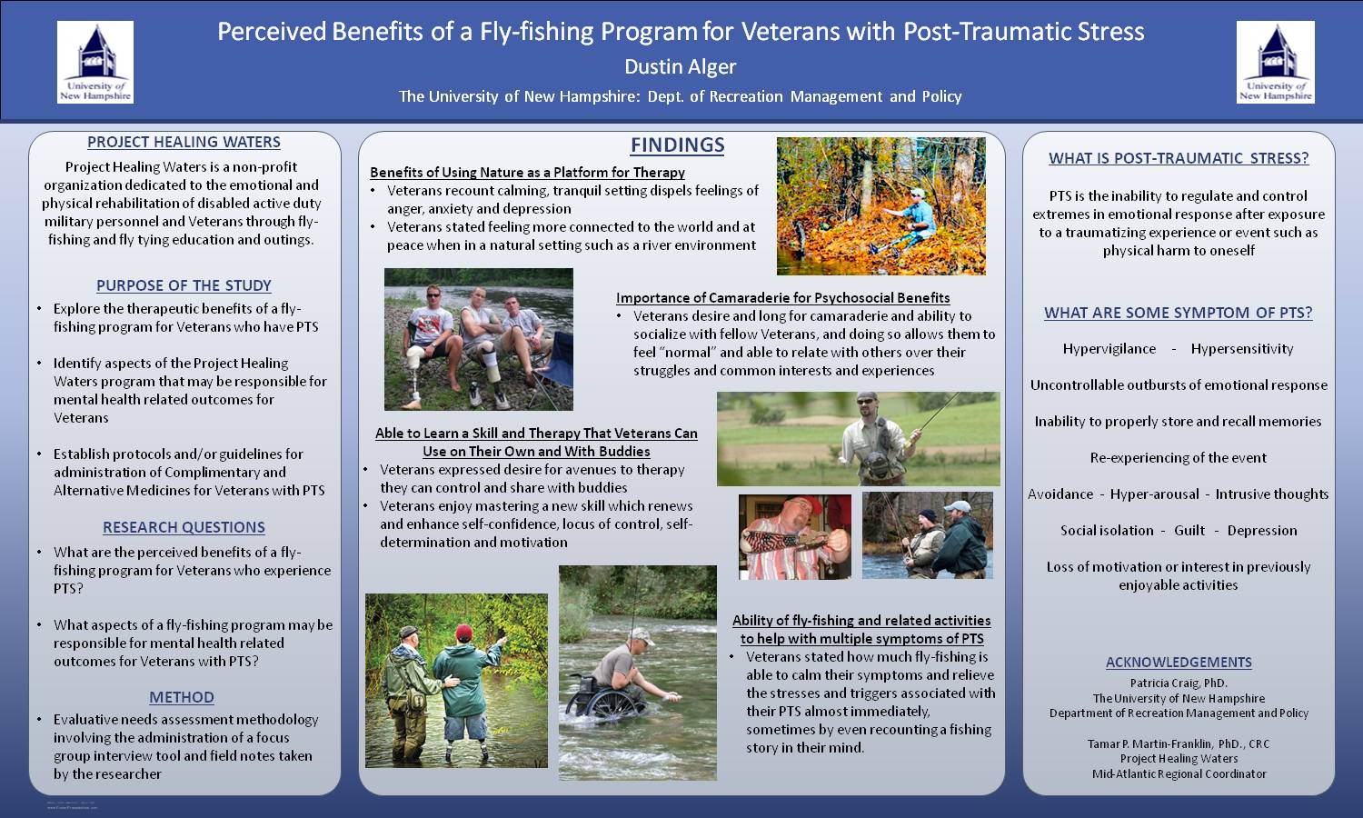 Perceived Benefits Of A Fly-Fishing Program For Veterans With Post-Traumatic Stress by dmo256