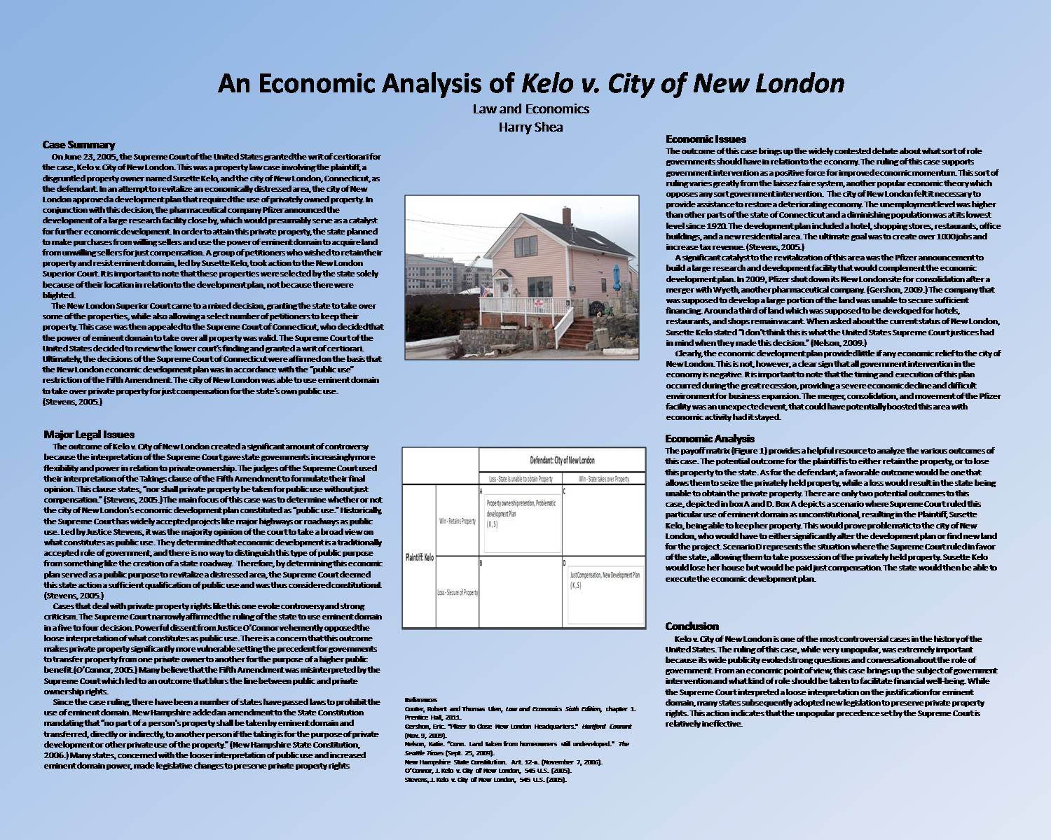 An Economic Analysis Of Kelo V. City Of New London by hjl9