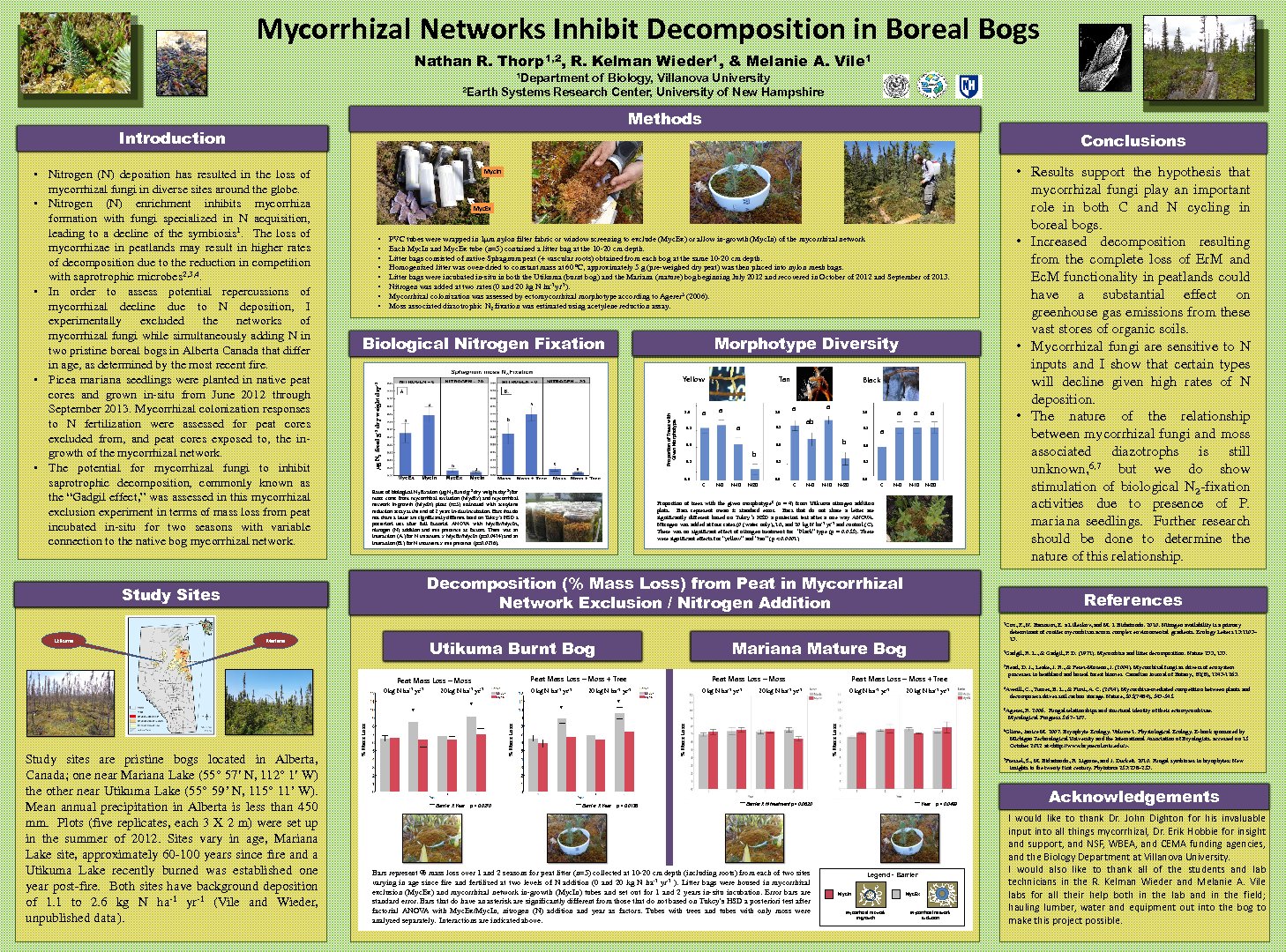 Mycorrhizal Networks Inhibit Decomposition In Boreal Bogs by nthorp