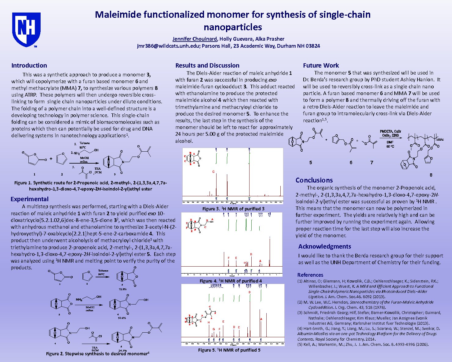 Maleimide Functionalized Monomer For Synthesis Of Single-Chain Nanoparticles by jmr386