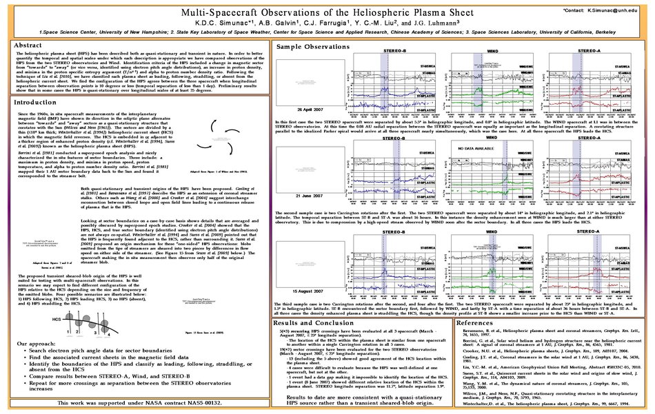 Multi-Spacecraft Observations Of The Heliospheric Plasma Sheet/Solar Wind 13 by ksimunac