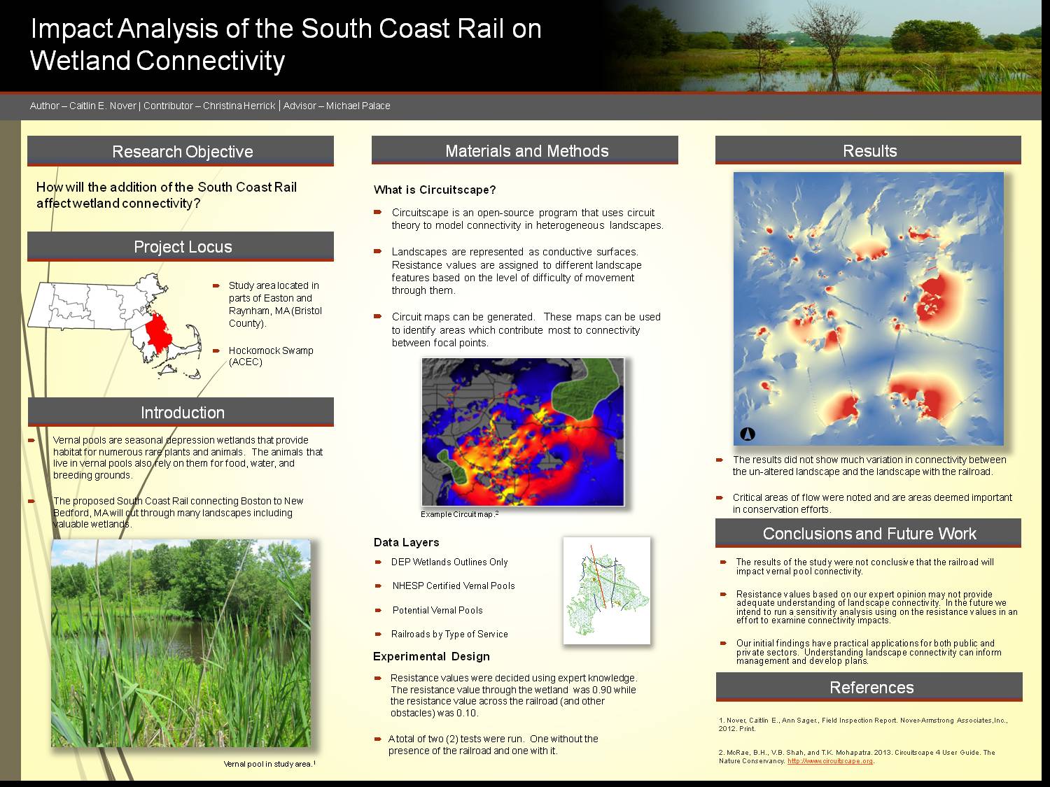 Impact Analysis Of The South Coast Rail On Wetland Connectivity by cnover