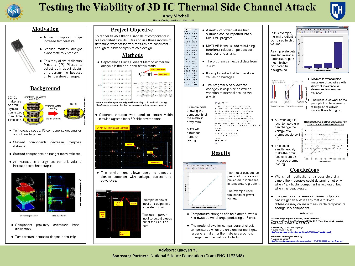 Testing The Viability Of 3d Ic Thermal Side Channel Attack by andym