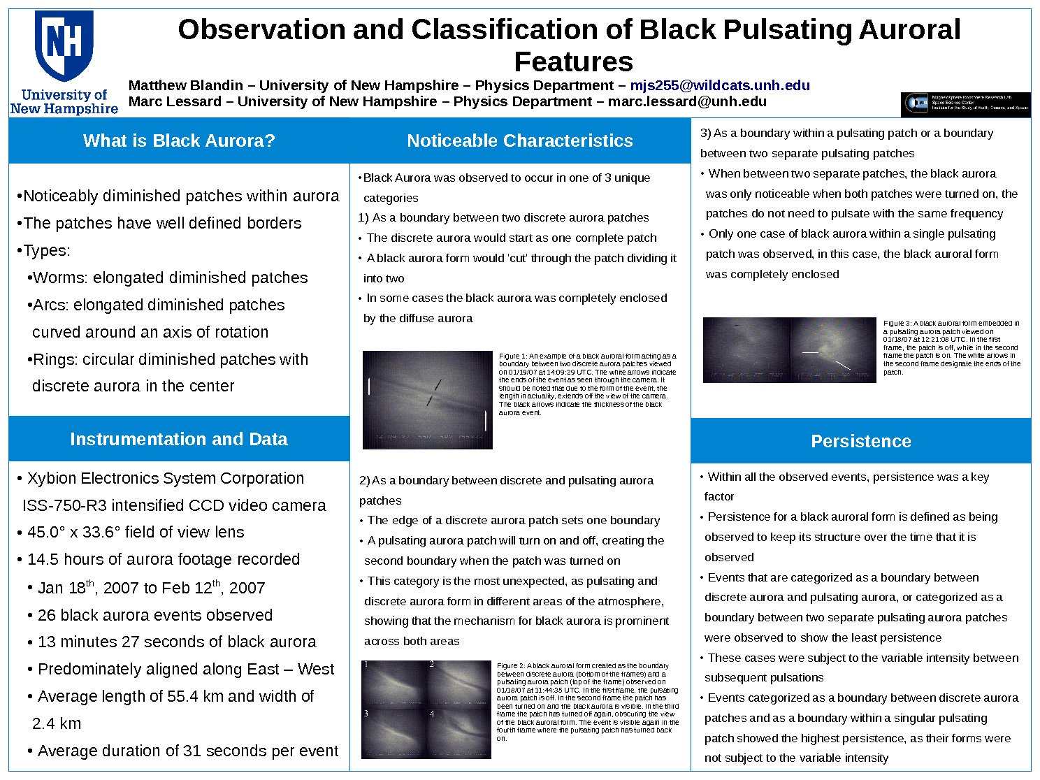 Observations And Classifications Of Black Pulsating Aurora by Mjs255