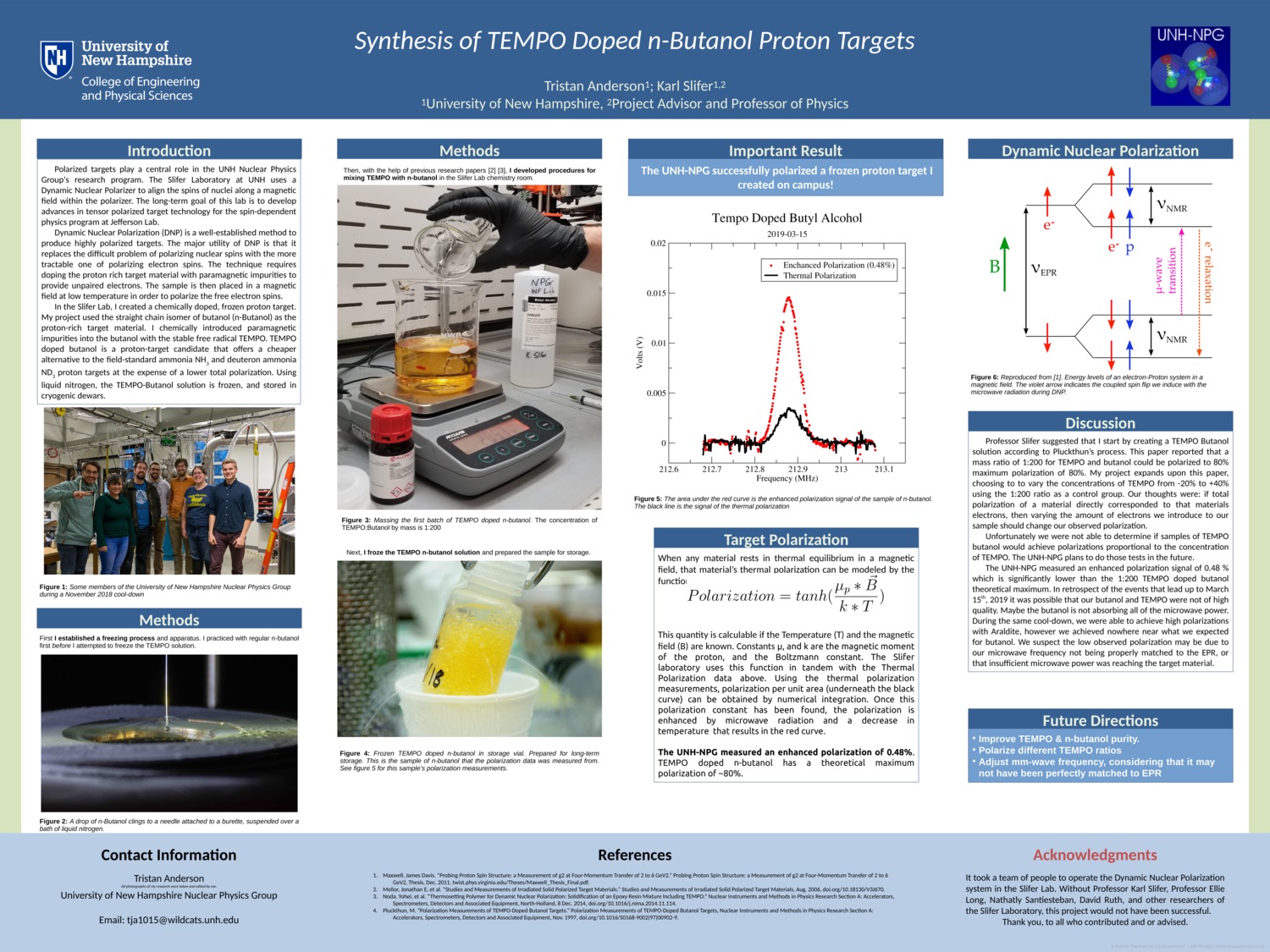 Synthesis Of Tempo Doped N-Butanol Proton Targets by vipers356