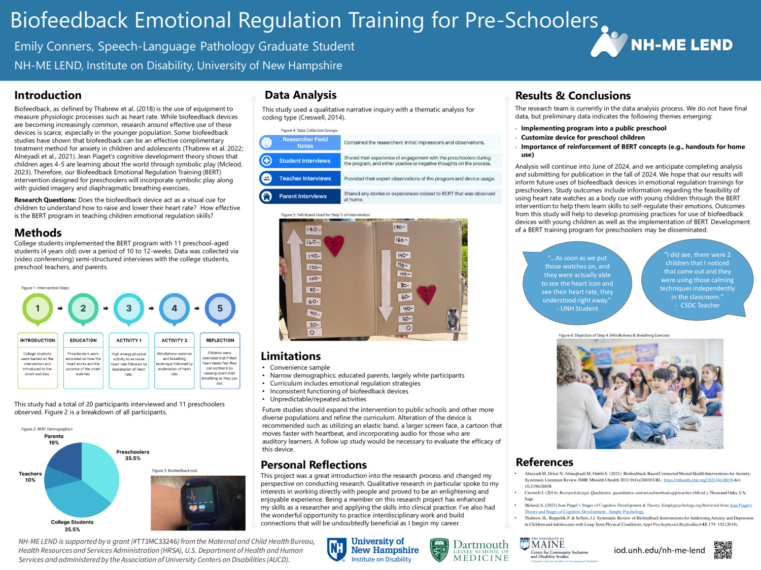 Biofeedback Emotional Regulation Training For Pre-Schoolers by emilyconners