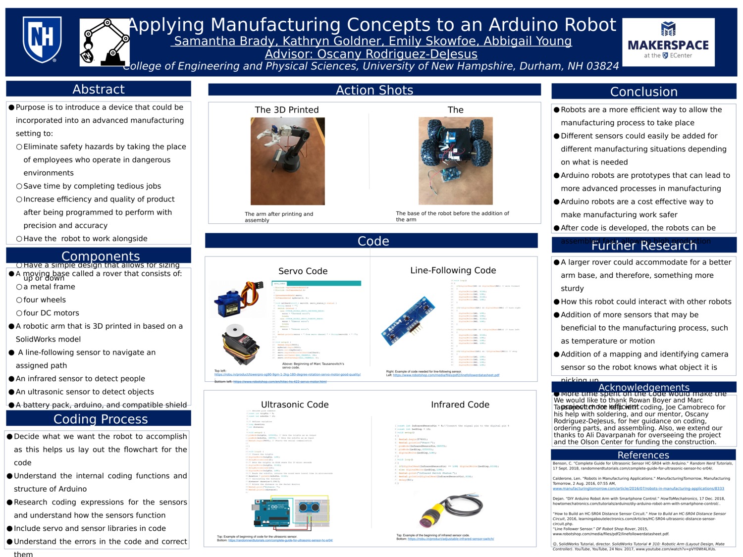 Applying Manufacturing Concepts To An Arduino Robot by slb1071
