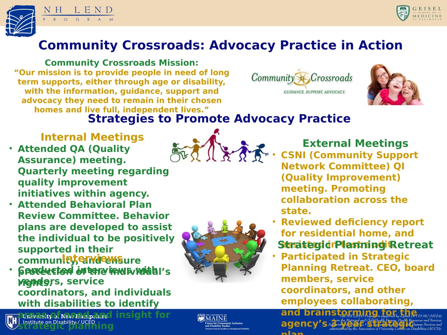 Community Crossroads: Advocacy Practice In Action by aln1