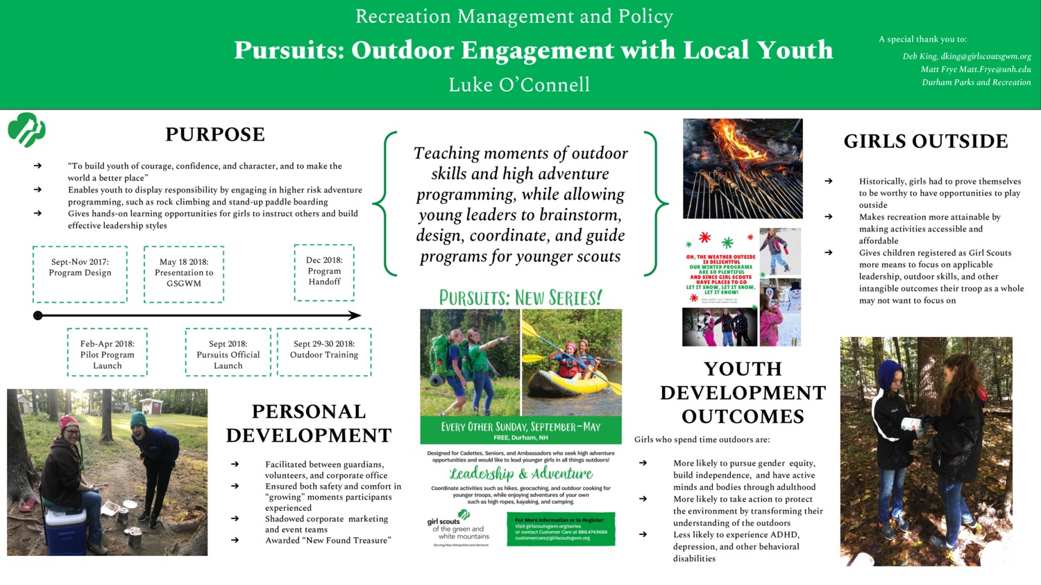 Pursuits: Outdoor Engagement With Local Youth by leo1012