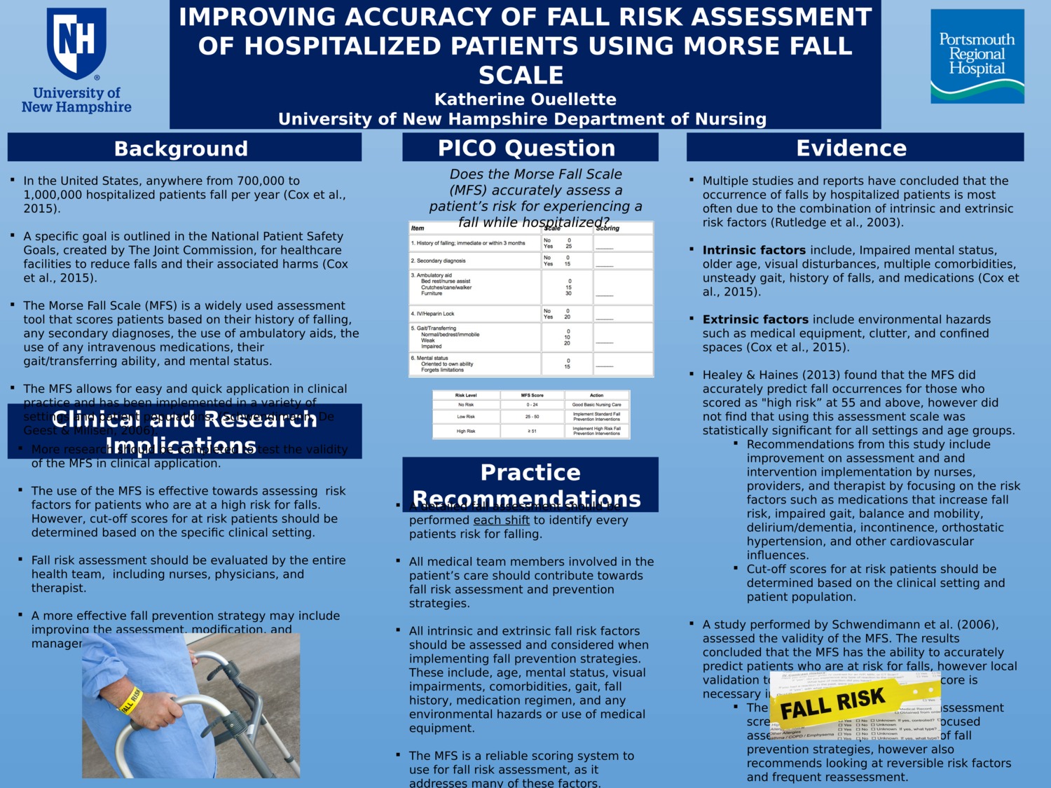 Improving Accuracy Of Fall Risk Assessment Of Hospitalized Patients Using Morse Fall Scale  by keo2002