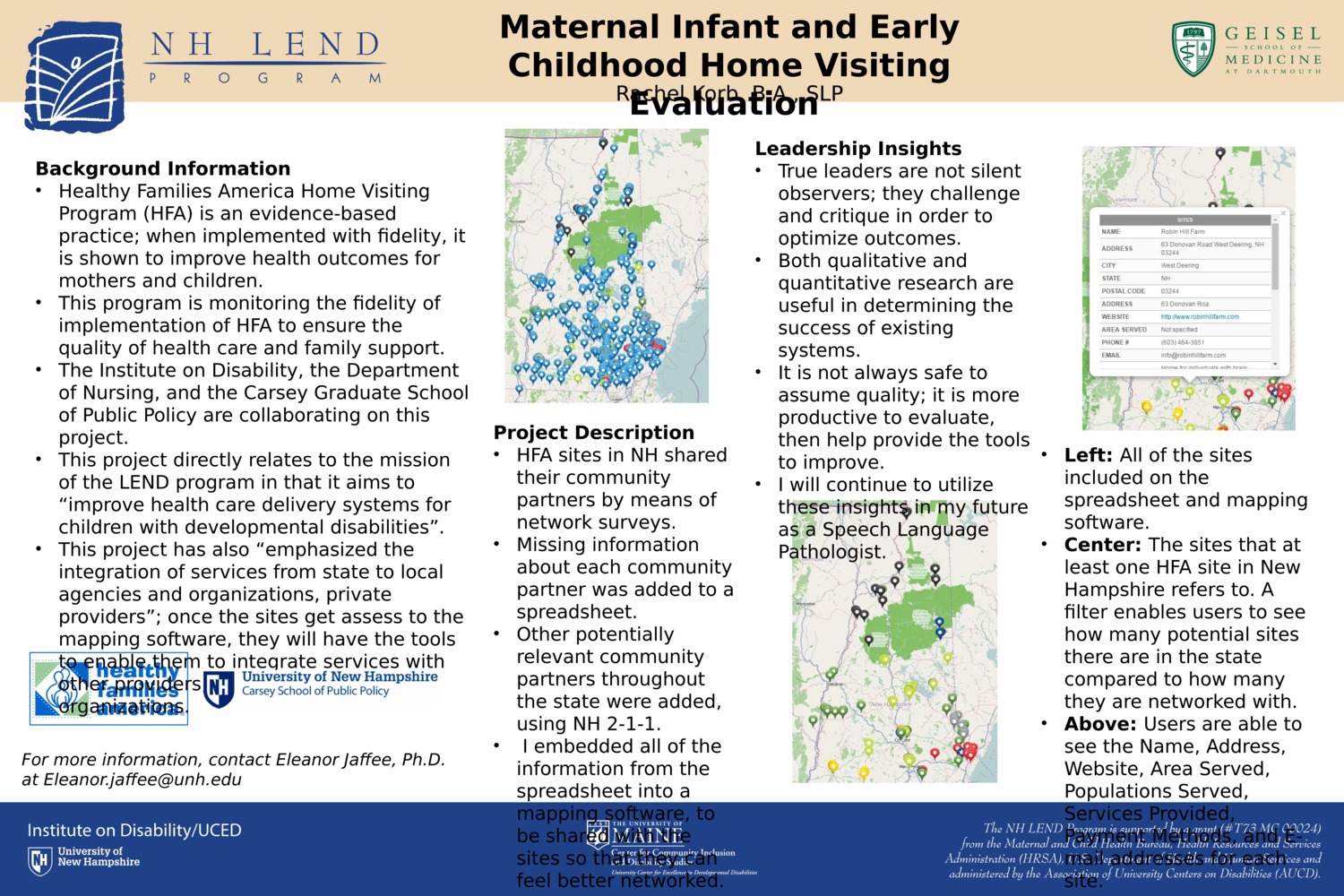Maternal Infant And Early Childhood Home Visiting Evaluation by rlk2002