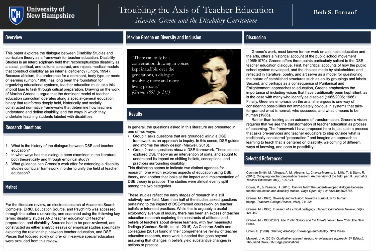 Troubling The Axis Of Teacher Education by baf24