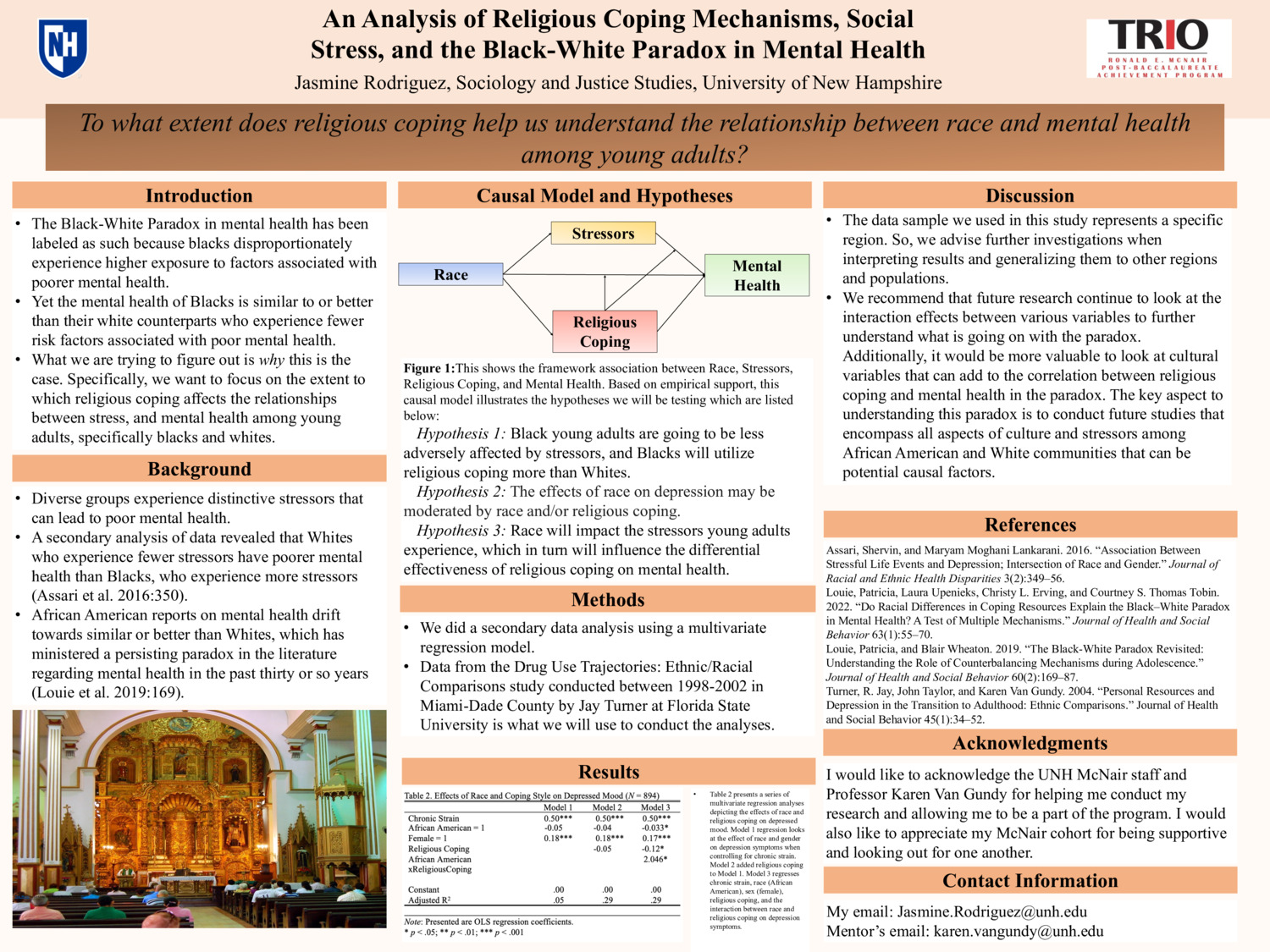 An Analysis Of Religious Coping Mechanisms, Social Stress, And The Black-White Paradox In Mental Health by kea4