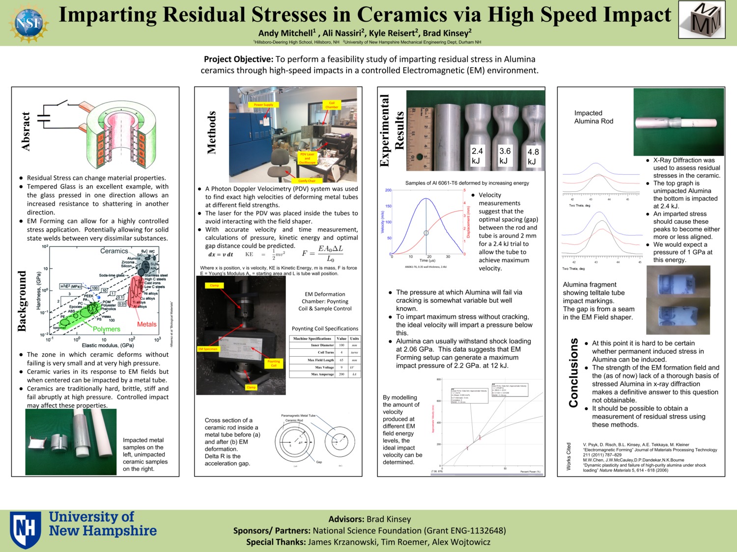 Imparting Residual Stresses In Ceramics Via High Speed Impact by andym