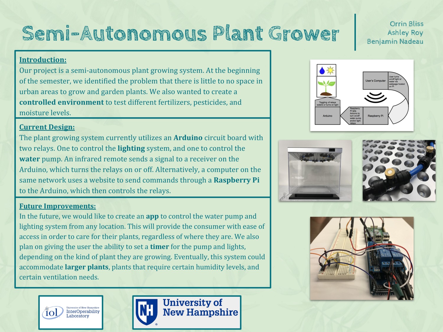 Semi-Autonomous Plant Grower by omb1024