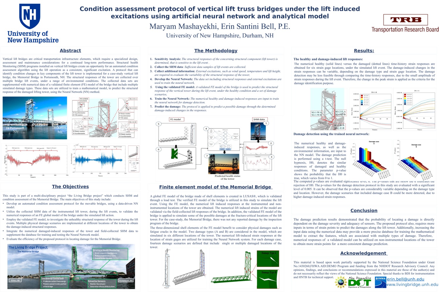 Condition Assessment Protocol Of Vertical Lift Truss Bridges Under The Lift Induced Excitations Using Artificial Neural Network And Analytical Model by mashayekhi