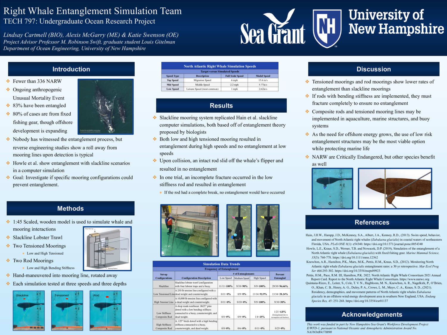 Right Whale Entanglement Simulation Team by lindsaycartmell