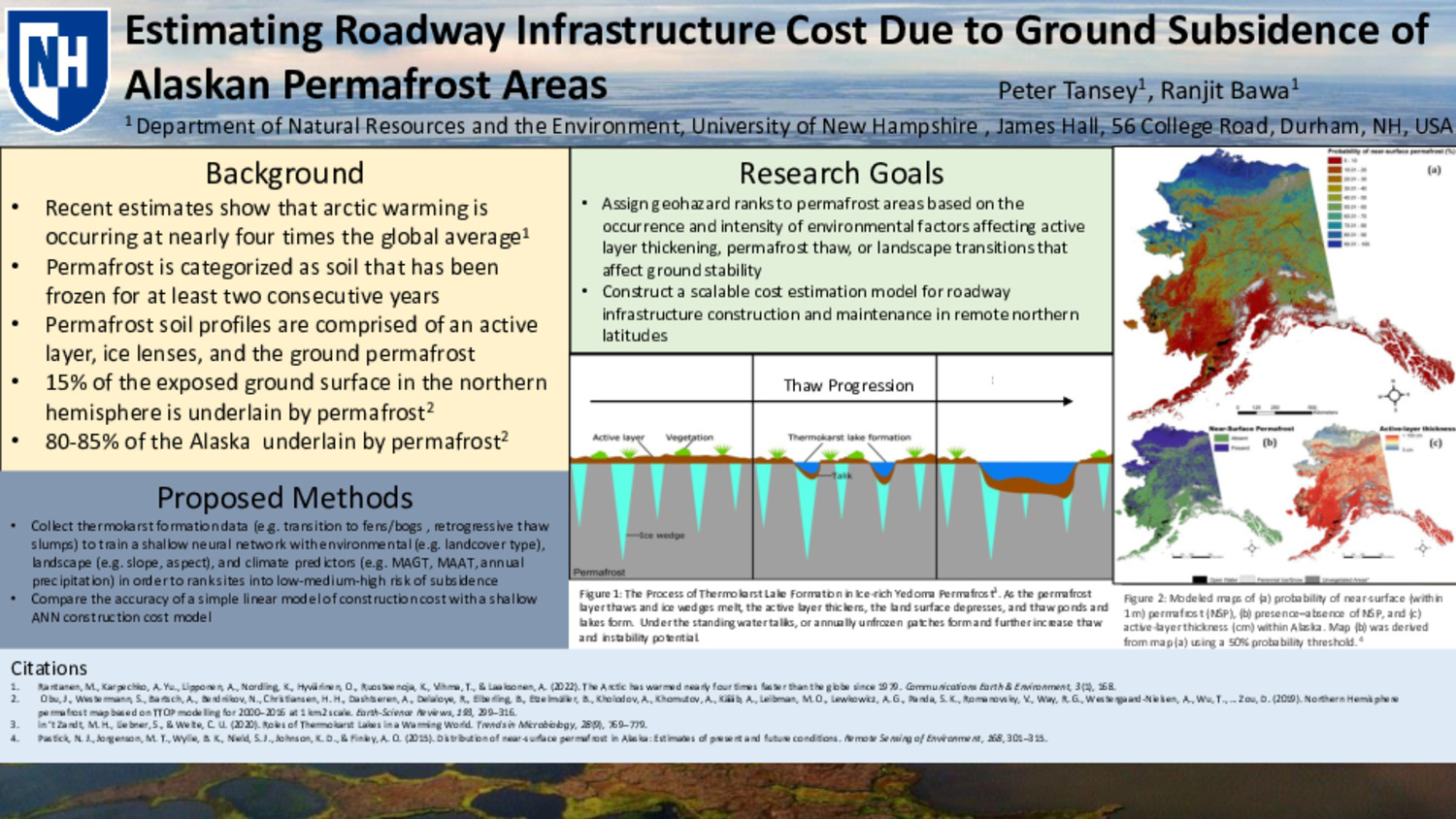 Estimating Roadway Infrastructure Cost Due To Ground Subsidence Of Alaskan Permafrost Areas by pet1003