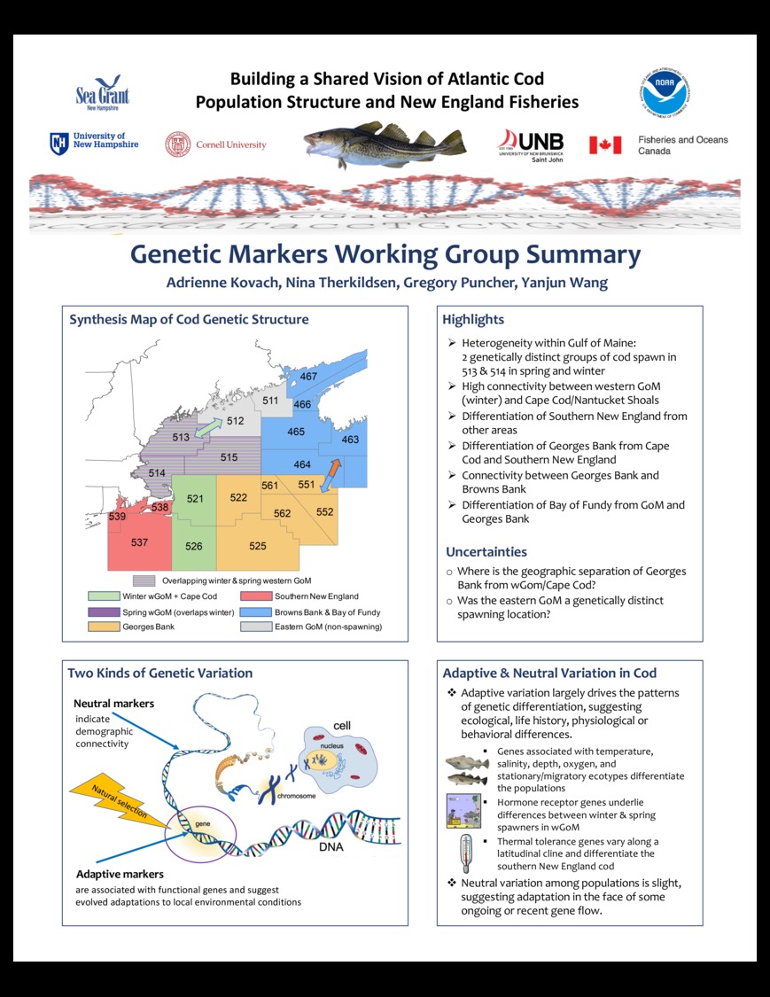 Genetic Markers Working Group Summary by akovach