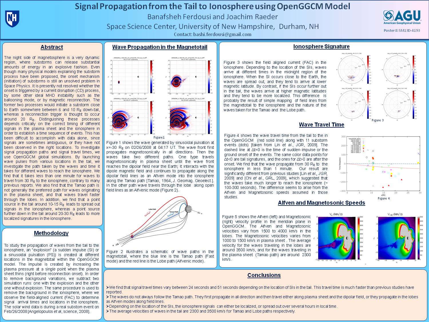 Signal Propagation From The Tail To Ionosphere Using Openggcm Model by bferdousi