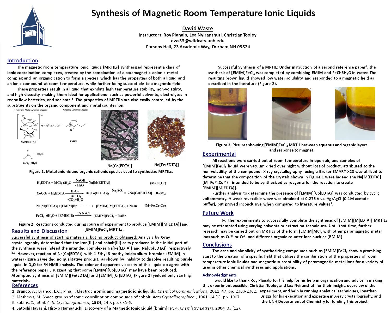 Magnetic Room Temperature Ionic Liquids by dws33