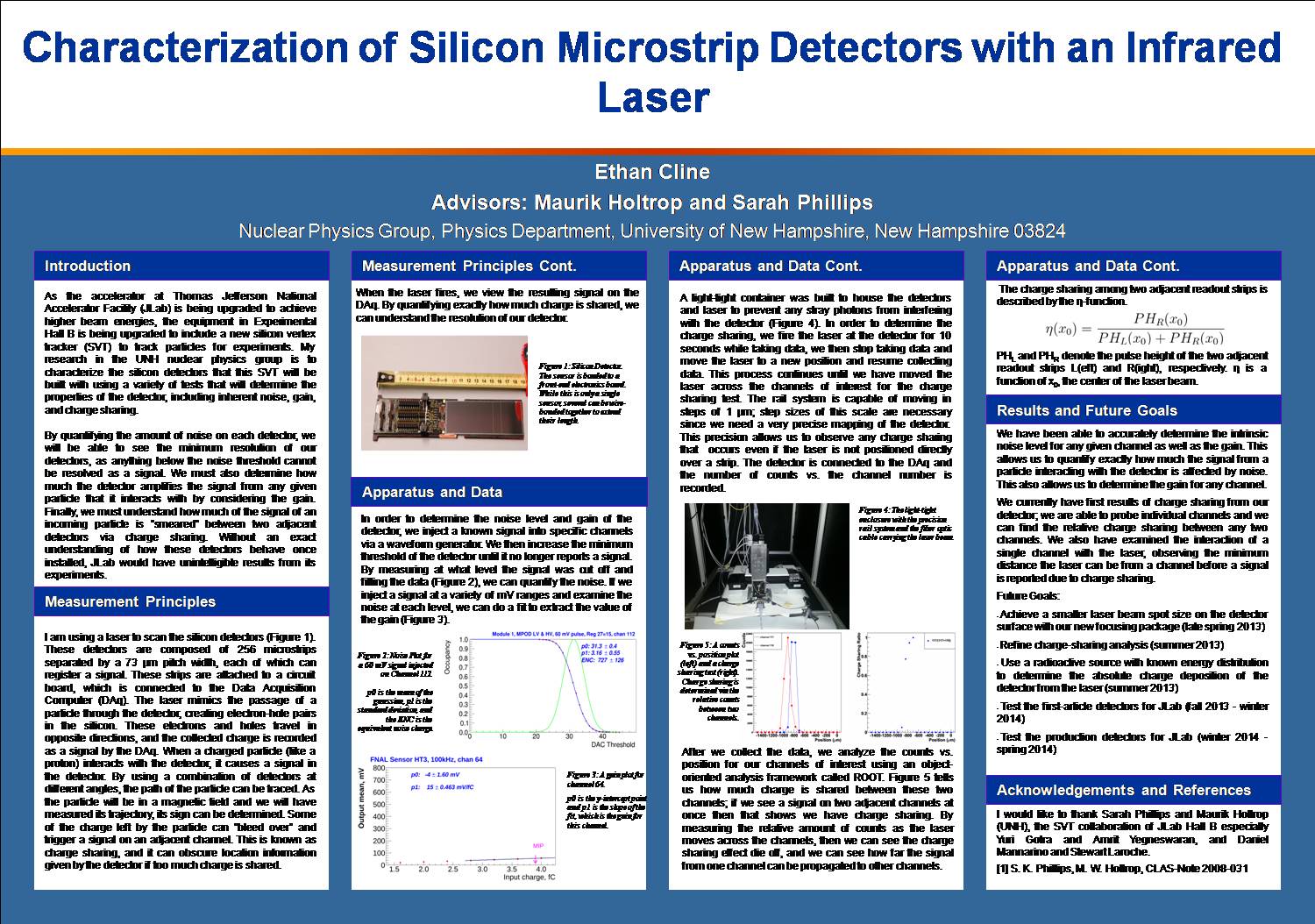 Characterization Of Silicon Microstrip Detectors With An Infrared Laser by ethan