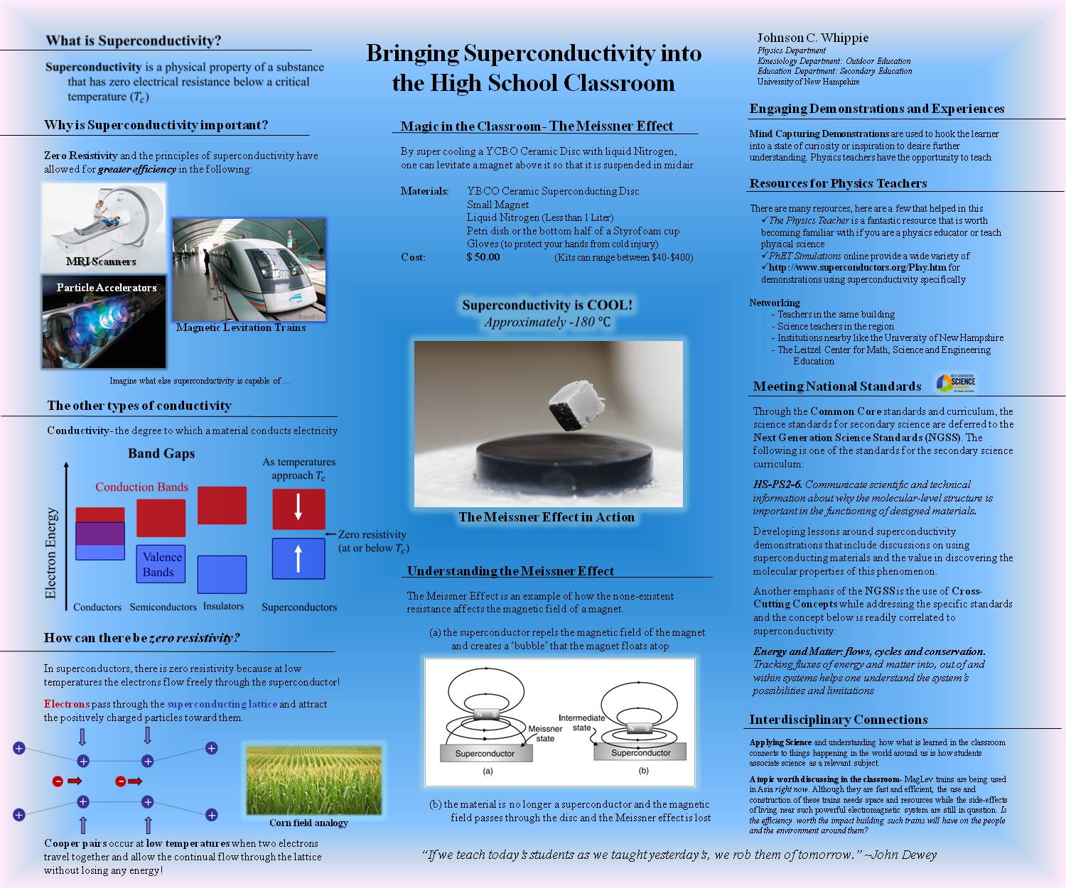 Bringing Superconductivity Into The High School Classroom by jca66