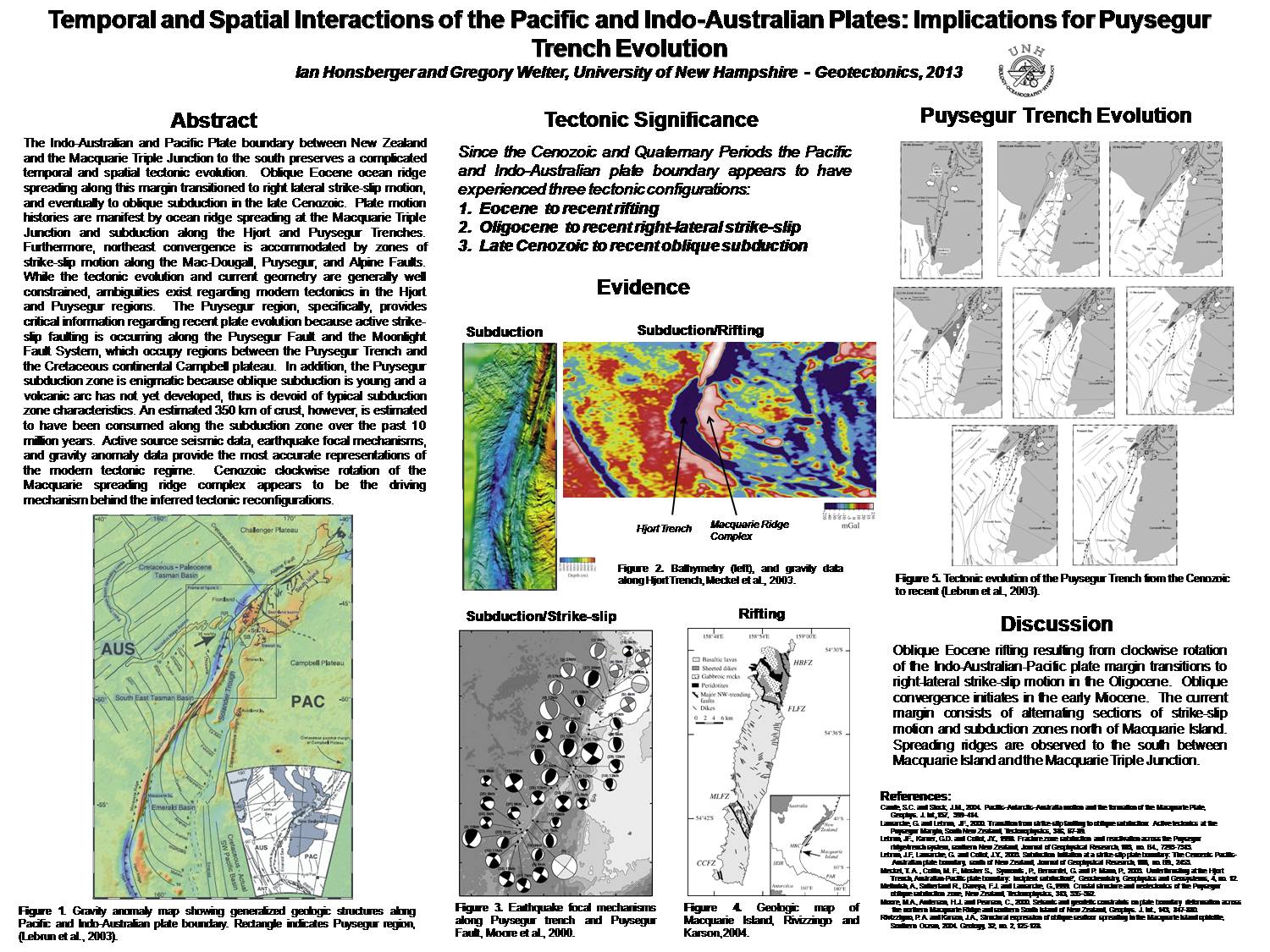 Temporal And Spatial Interactions Of The Pacific And Indo-Australian Plates: Implications For Puysegur Trench Evolution by joeljohnson