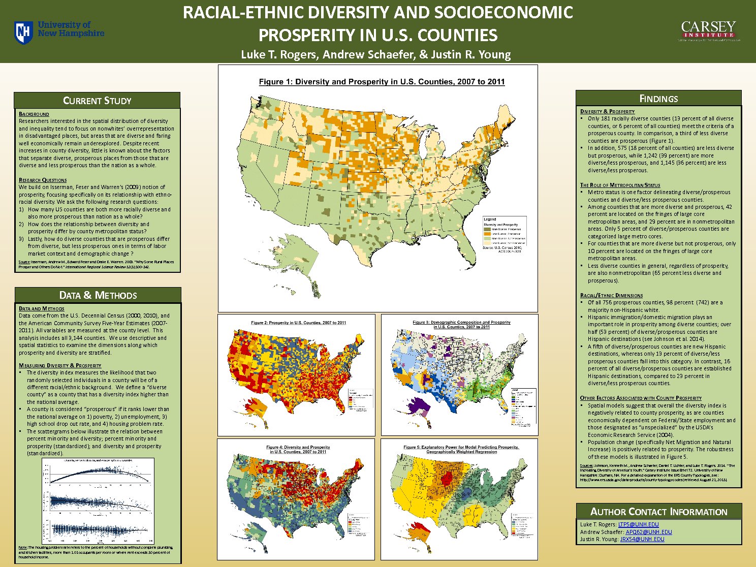 Racial/Ethnic Diversity And Socioeconomic Prosperity In U.S. Counties by jrx54