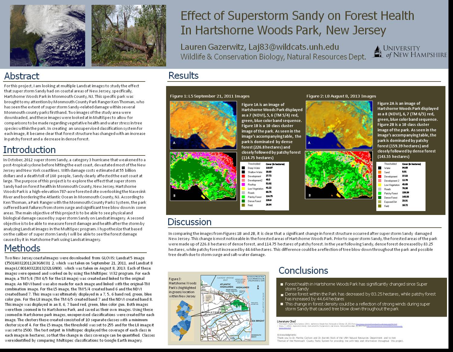 Effect Of Superstorm Sandy On Forest Health In Hartshorne Woods Park, New Jersey by laj83