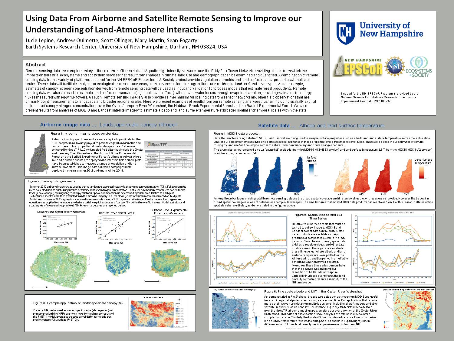 Using Data From Airborne And Satellite Remote Sensing To Improve Our Understanding Of Land-Atmosphere Interactions by lucie