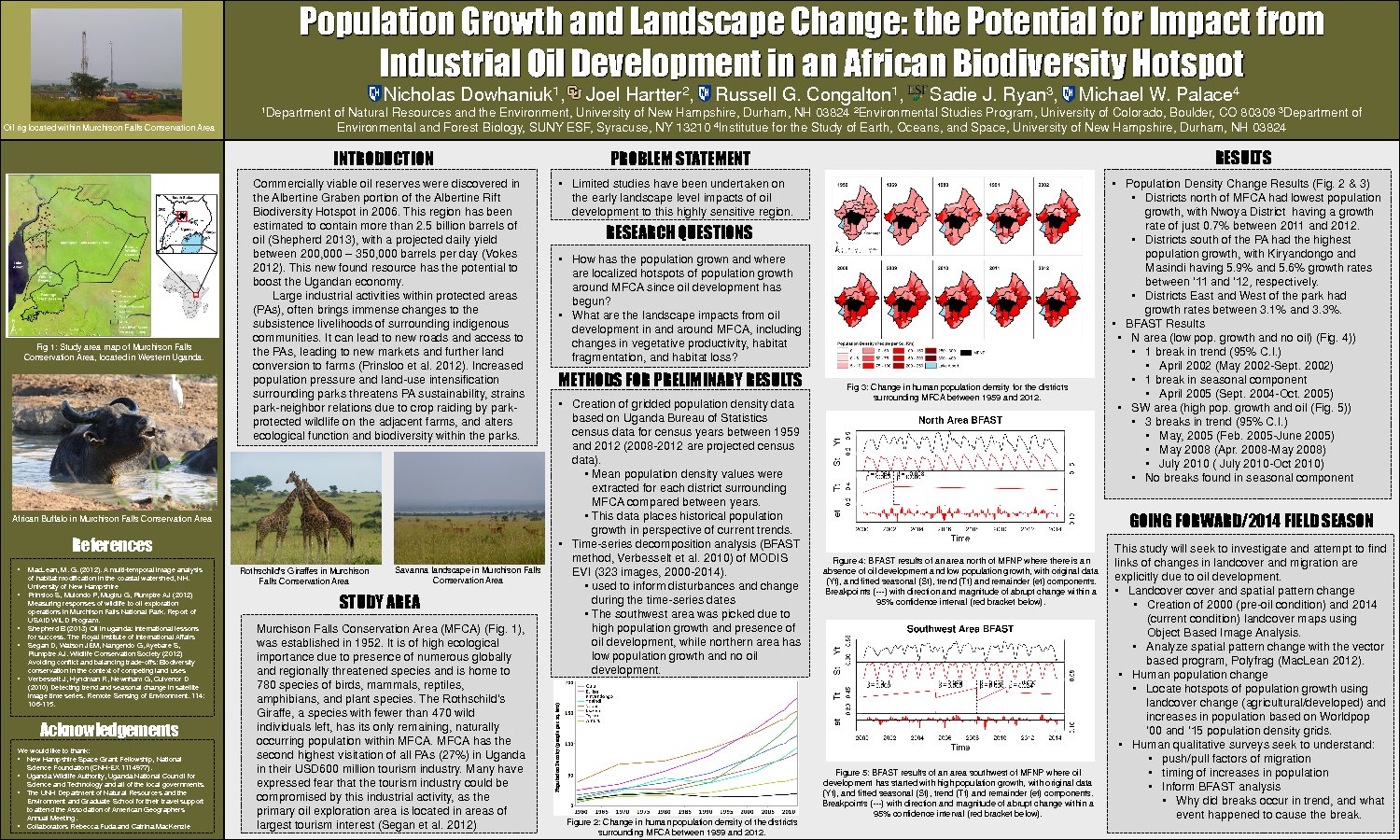 Population Growth And Landscape Change: The Potential For Impact From Industrial Oil Development In An African Biodiversity Hotspot by palace