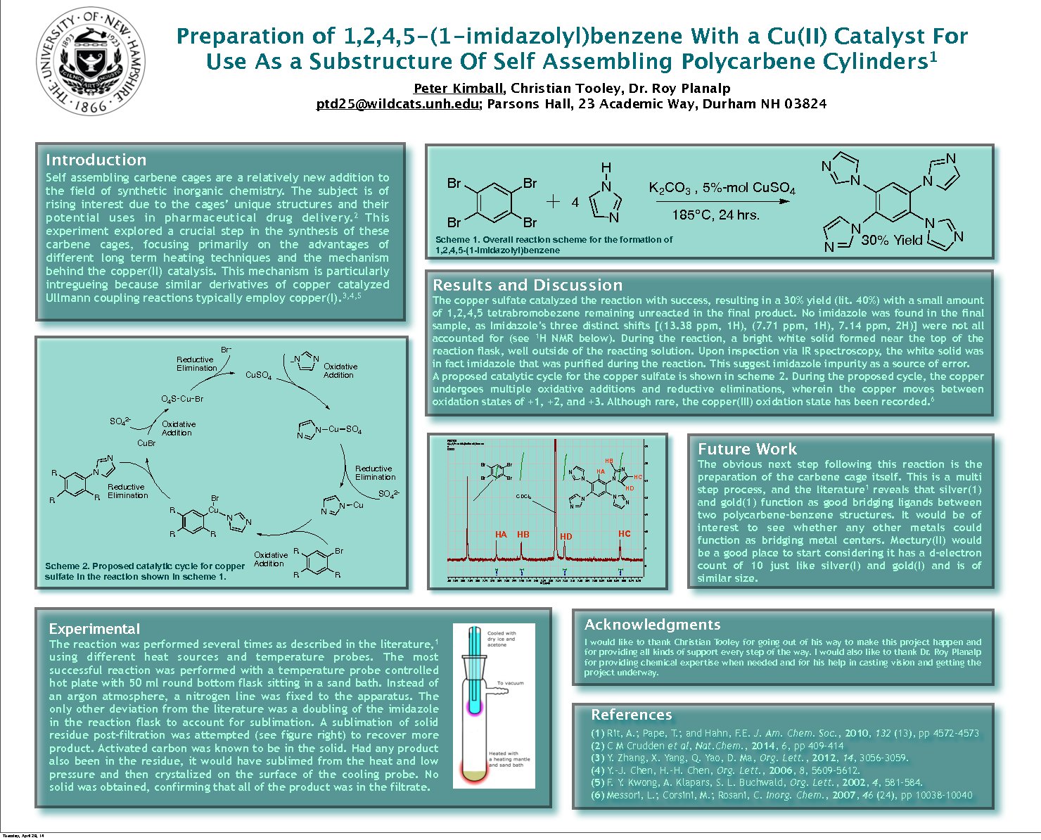 Chem 775 Final Cu(Ii) Catalyst. by ptd25