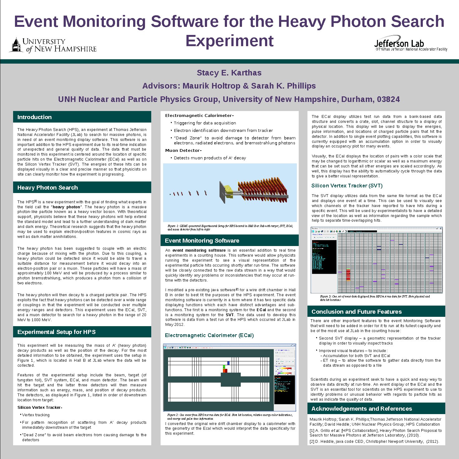 Event Monitoring Software For The Heavy Photon Search Experiment by seo734