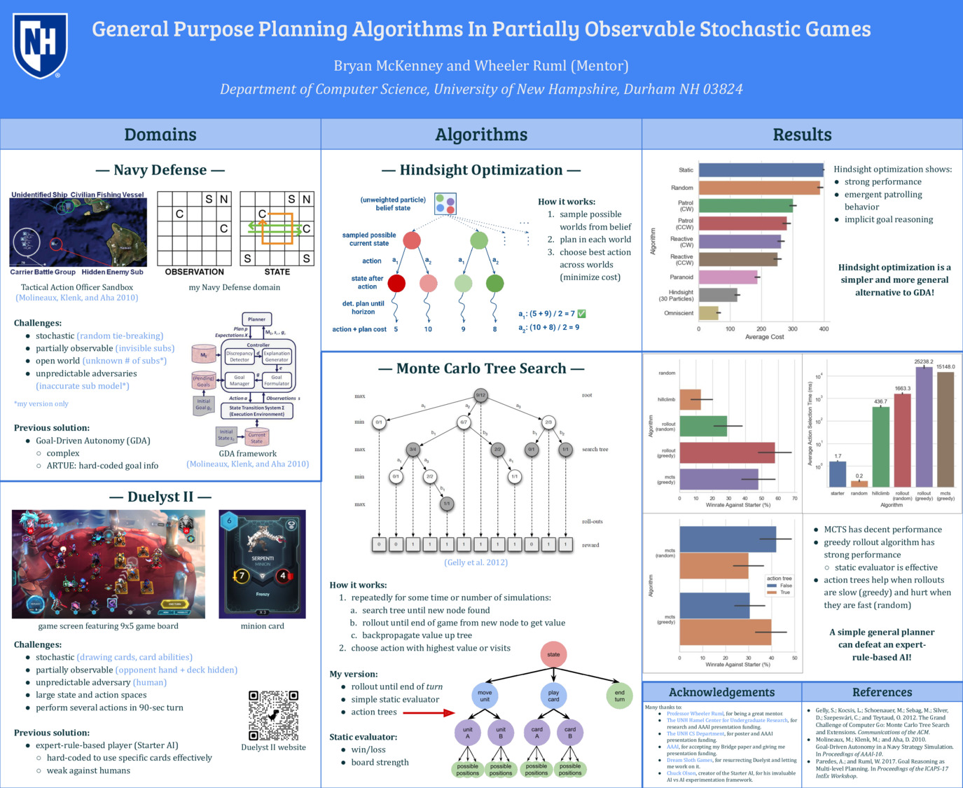 General Purpose Planning Algorithms In Partially Observable Stochastic Games by bfm1009