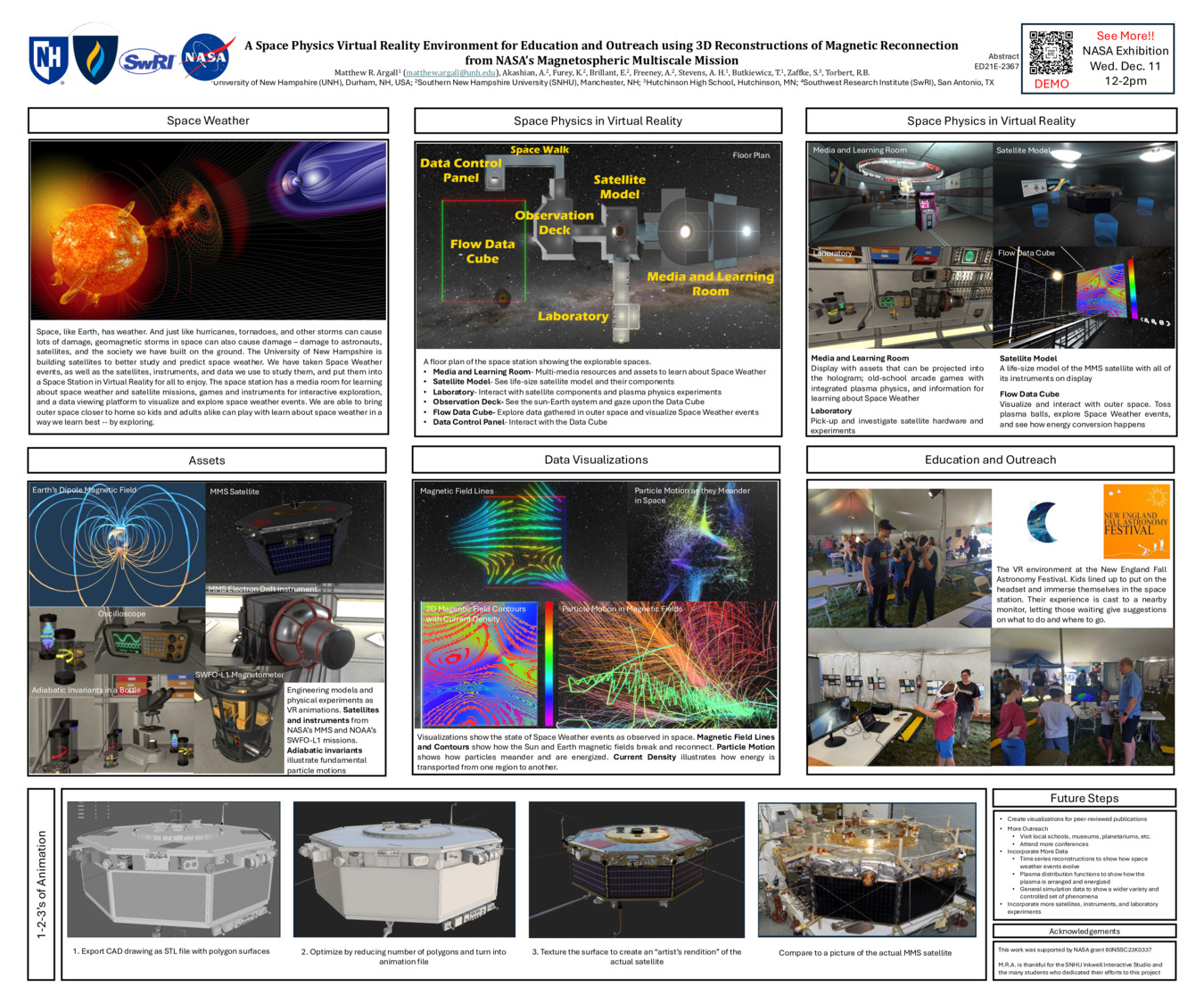 A Space Physics Virtual Reality Environment For Education And Outreach Using 3d Reconstructions Of Magnetic Reconnection From Nasa’S Magnetospheric Multiscale Mission by mry27