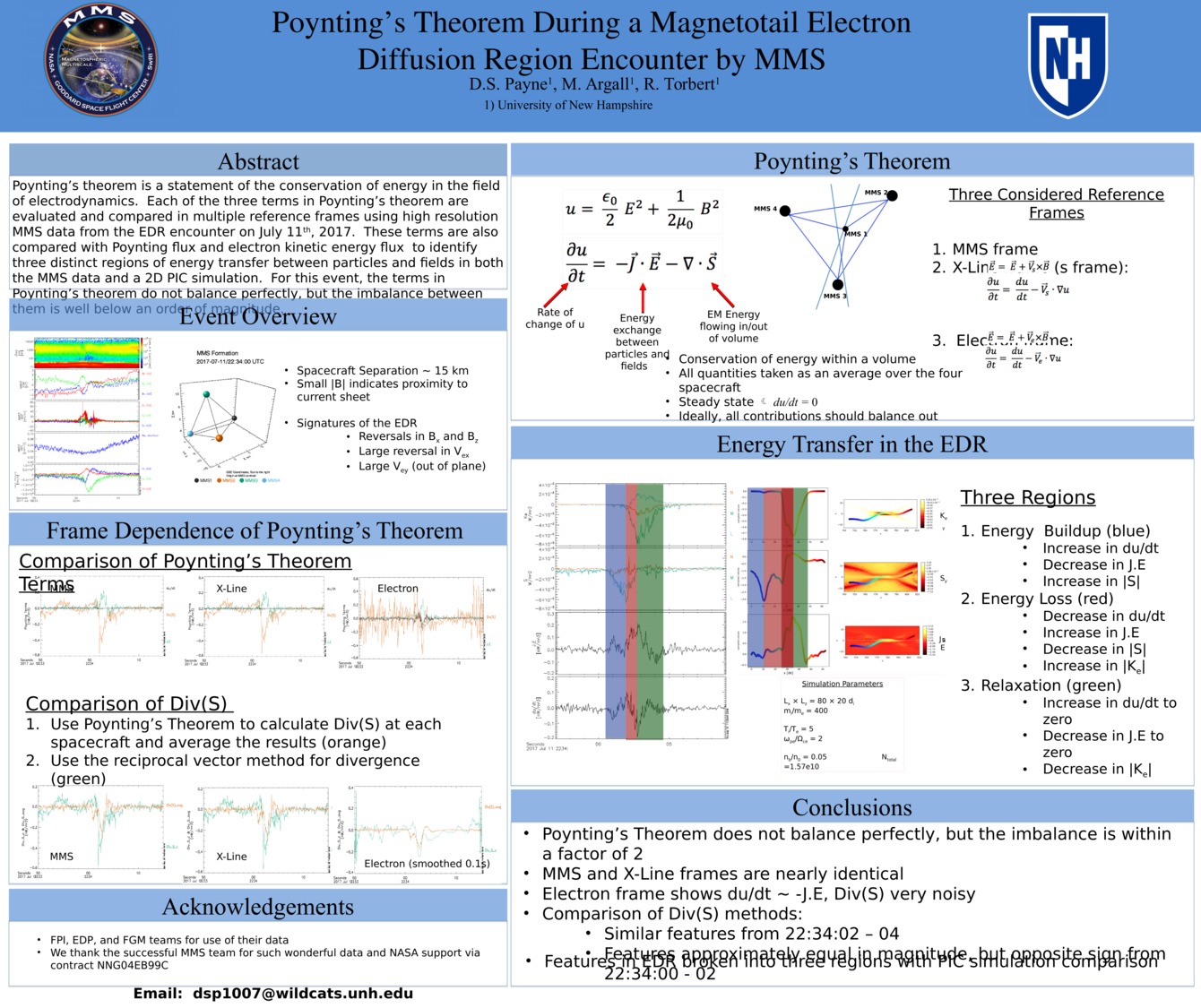 Poynting’S Theorem During A Magnetotail Electron Diffusion Region Encounter By Mms by dsp1007