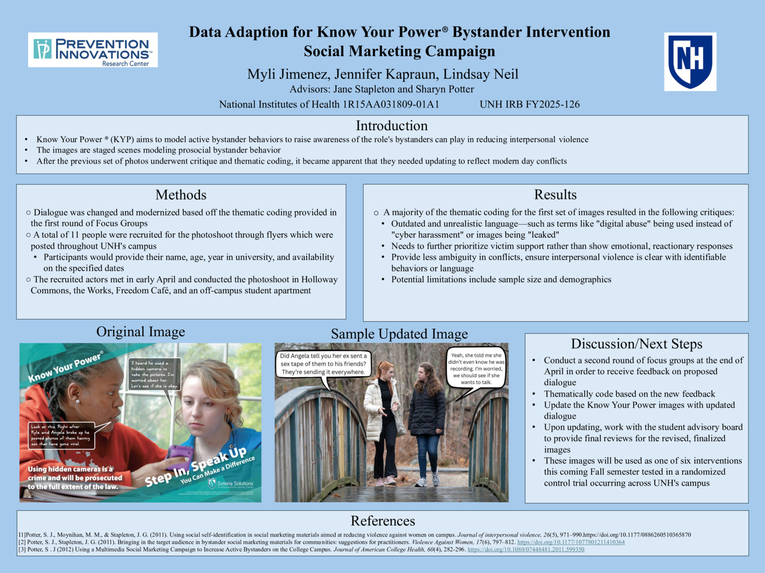 Data Adaption For Know Your Power(C) Bystander Intervention Social Marketing Campaign by lindsay_ln