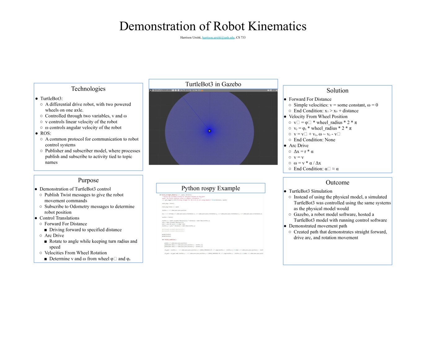 Denmonstration Of Robot Kinematics by hmu1002