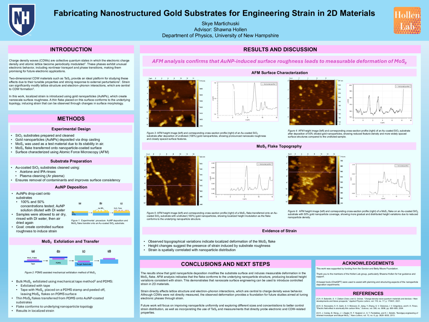 Fabricating Nanostructured Gold Substrates For Engineering Strain In 2d Materials by SkyeMartichuski