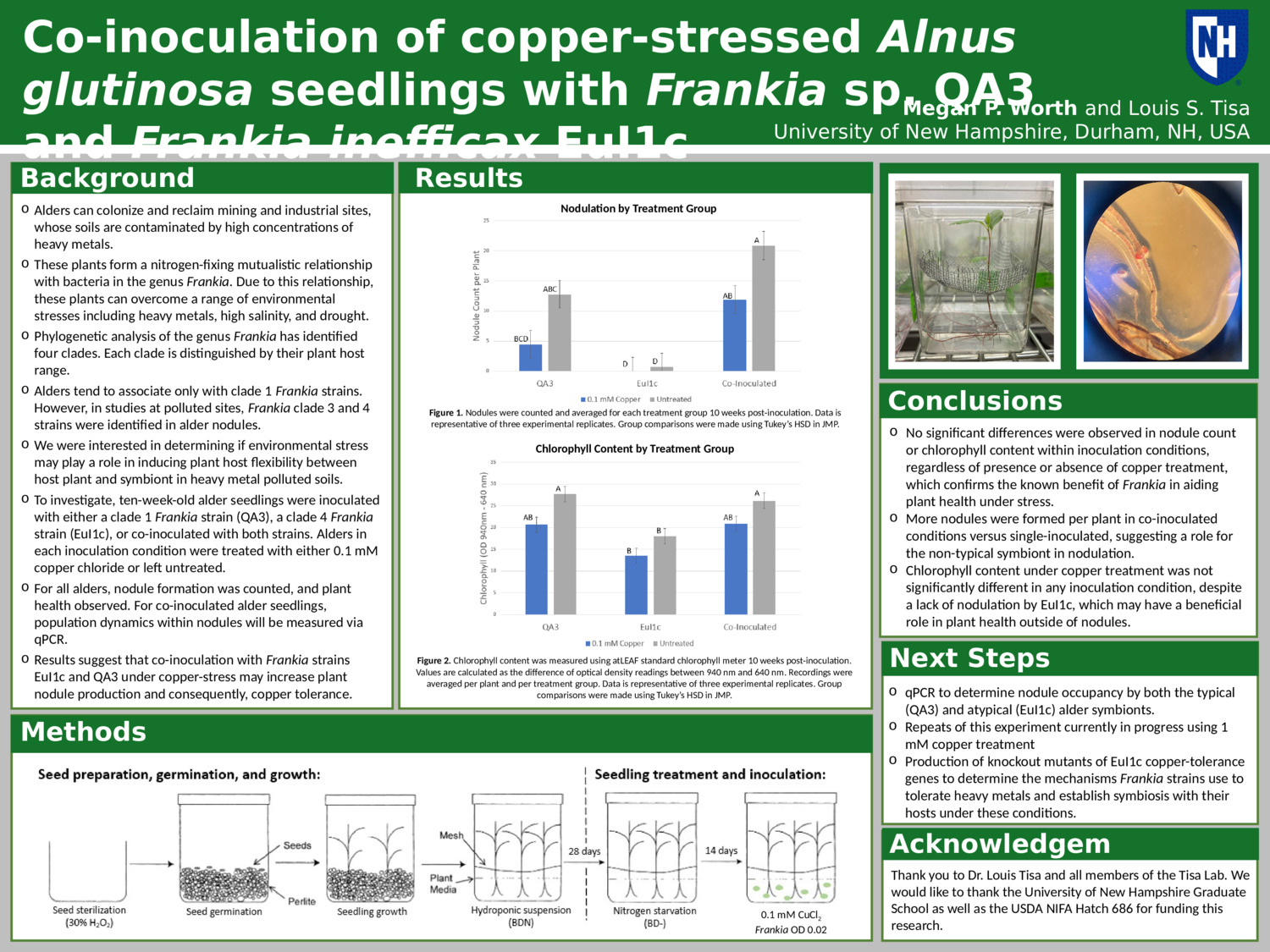 Co-Inoculation Of Copper-Stressed Alnus Glutinosa Seedlings With Frankia Sp. Qa3 And Frankia Inefficax Eui1c by mw1216