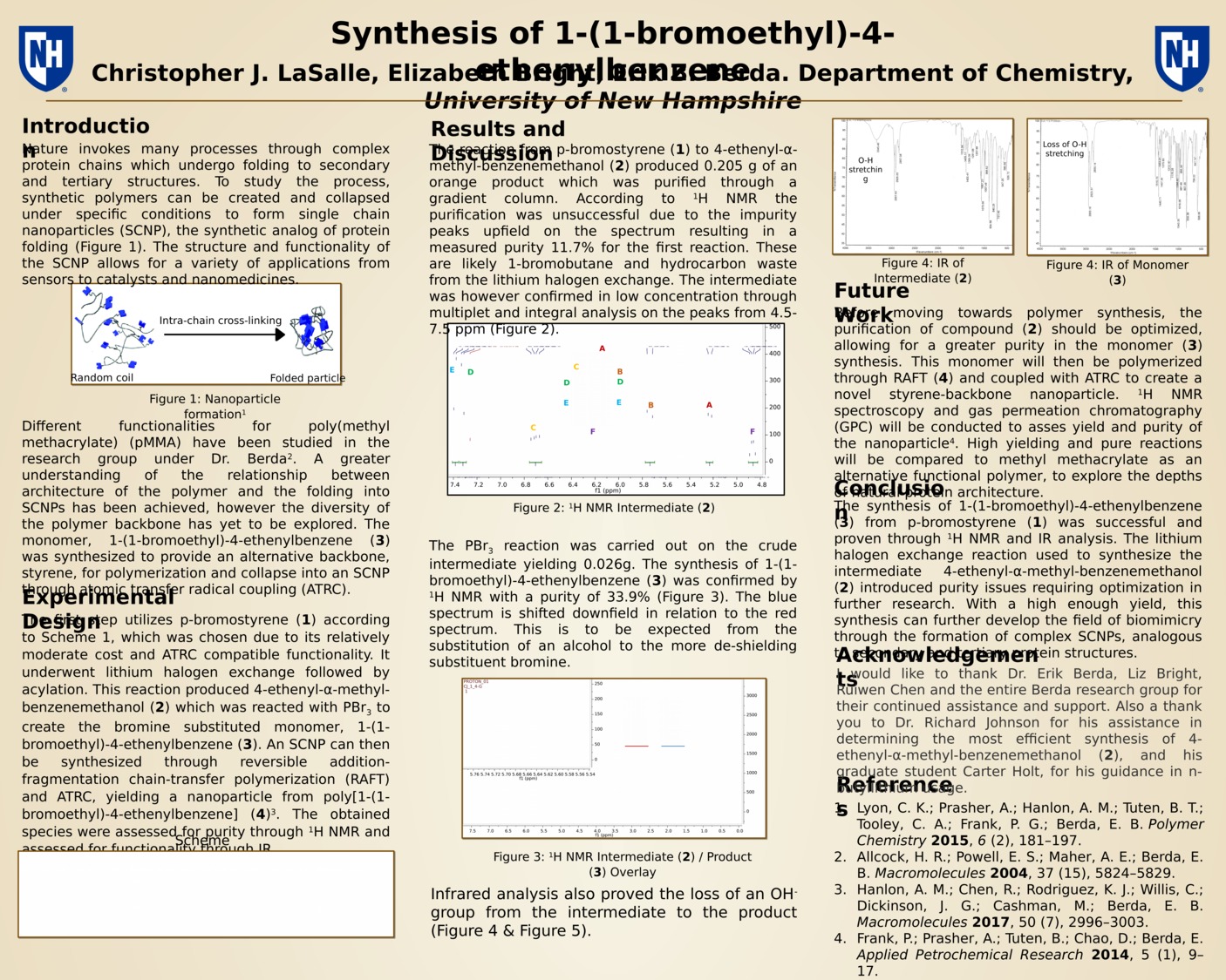 Synthesis Of 4-(1-Bromoethyl)Styrene By Chris Lasalle by cjl1014