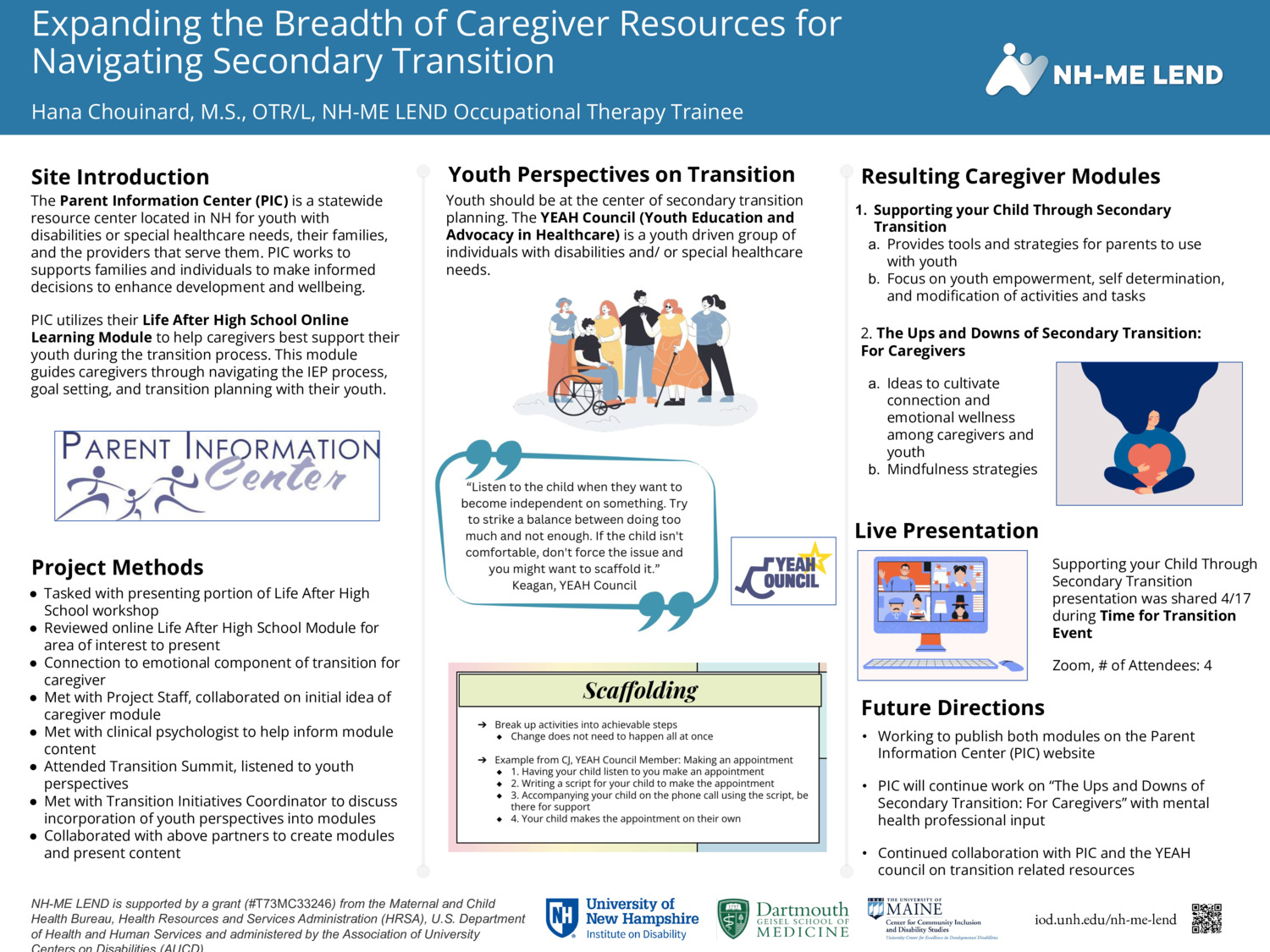 Expanding The Breadth Of Caregiver Resources For Navigating Secondary Transition by hchouinard