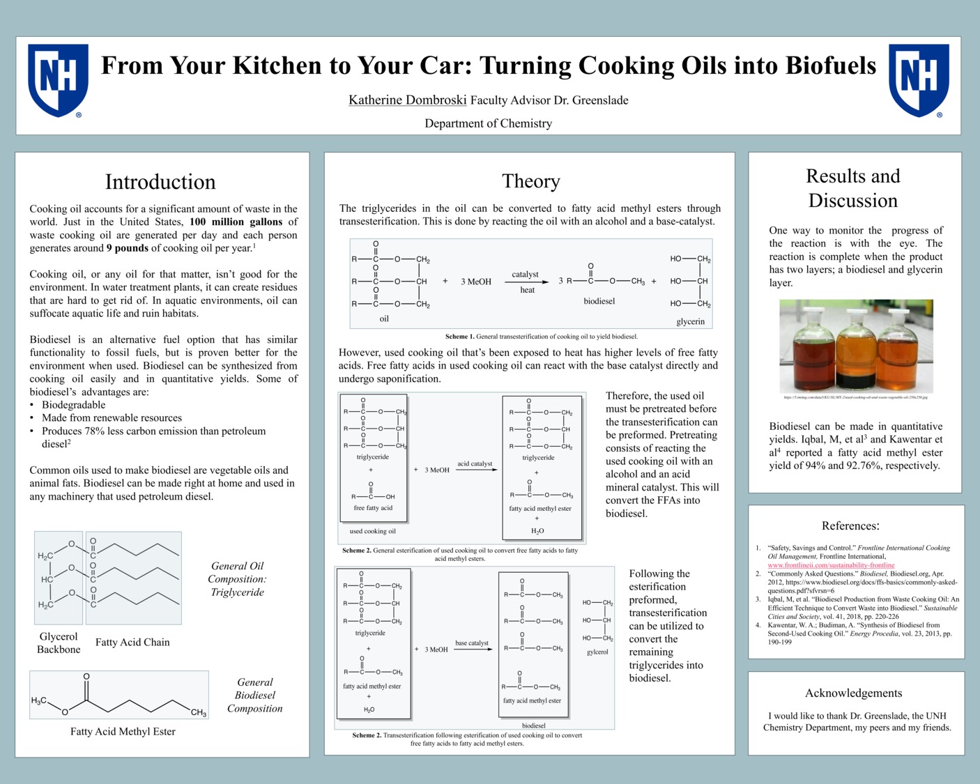 From Your Kitchen To Your Car: Turning Cooking Oils Into Biofuels by kld1004